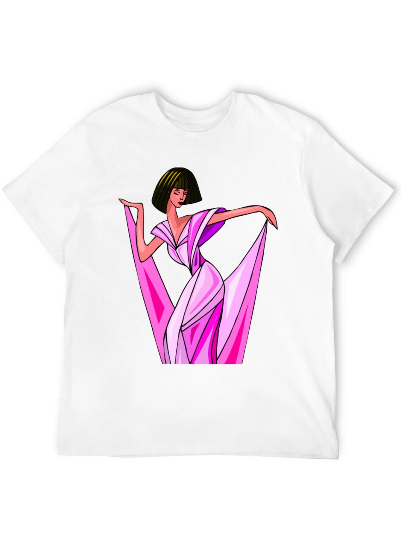 Retro Woman Graphic Tee - Unique Fashion Statement