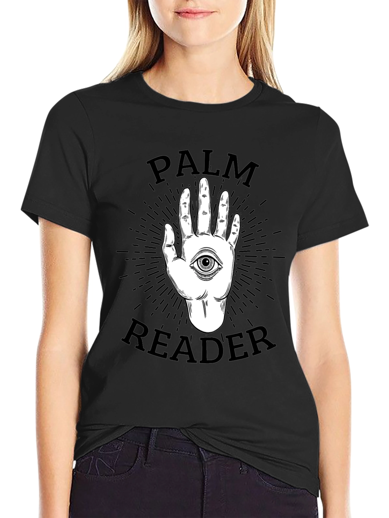 Palm Reader Graphic Tee - All Seeing Eye T-Shirt