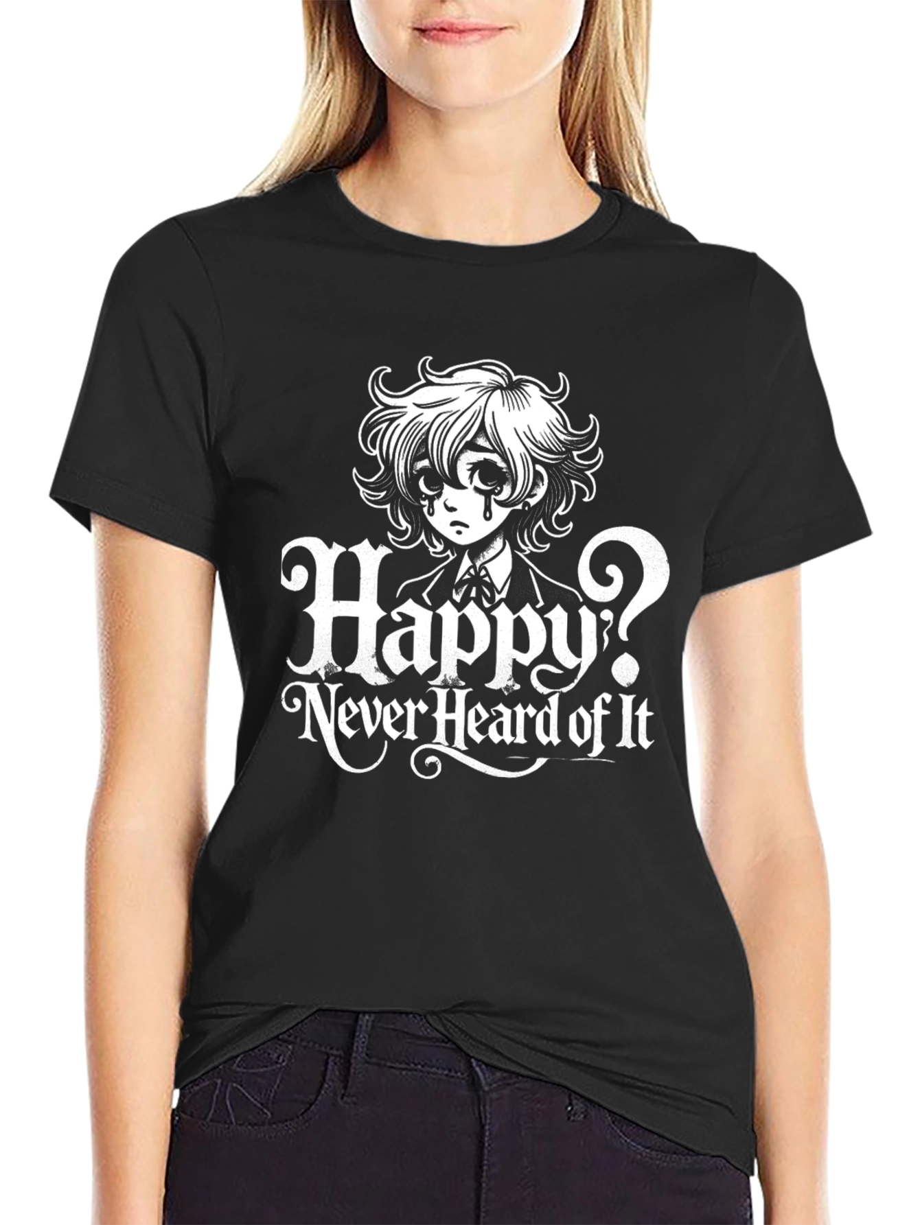 Happy? Never Heard Of It - Graphic Novelty T-Shirt