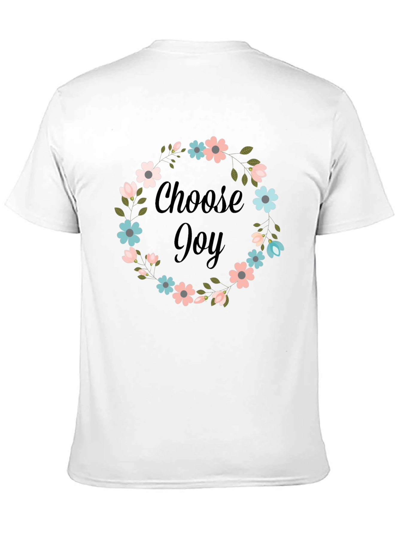 Choose Joy Floral Graphic T-Shirt