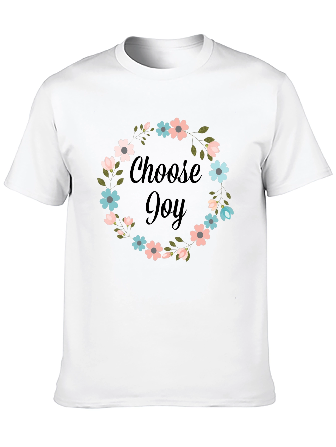 Choose Joy Floral Graphic T-Shirt