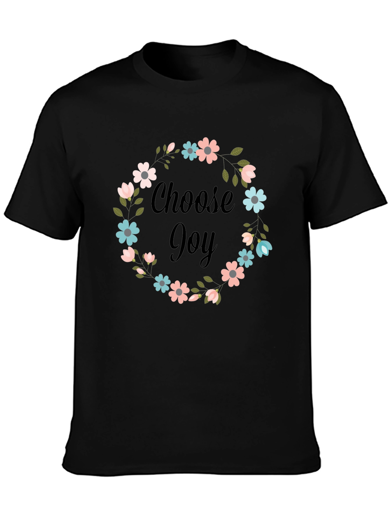 Choose Joy Floral Graphic T-Shirt