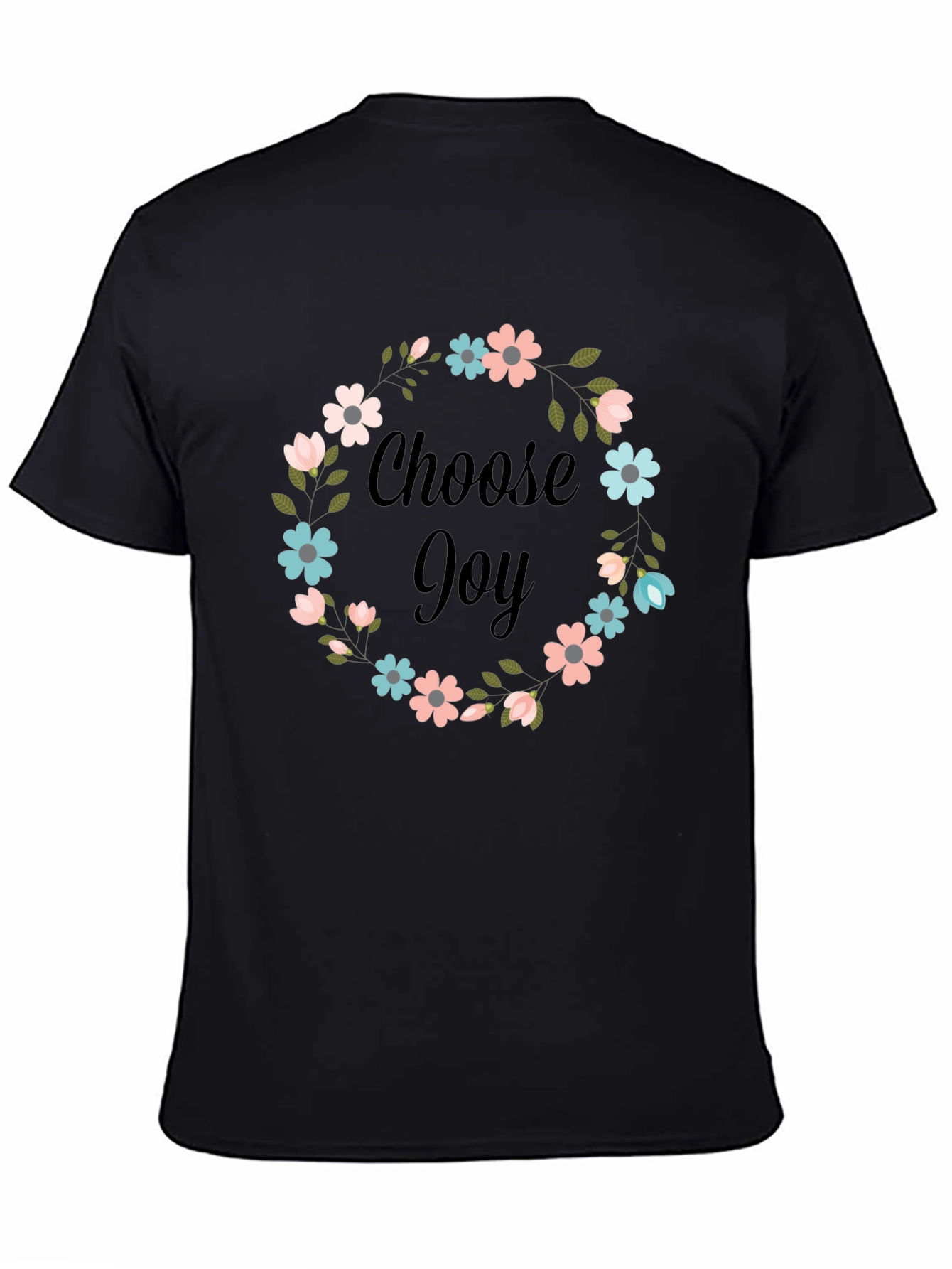 Choose Joy Floral Graphic T-Shirt
