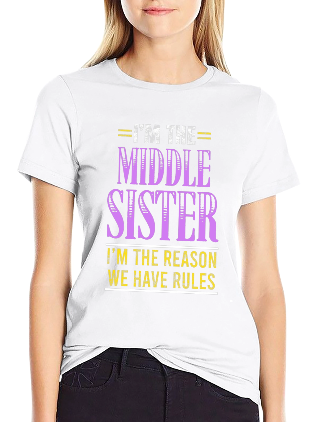 Middle Sister Rule Breaker T-Shirt