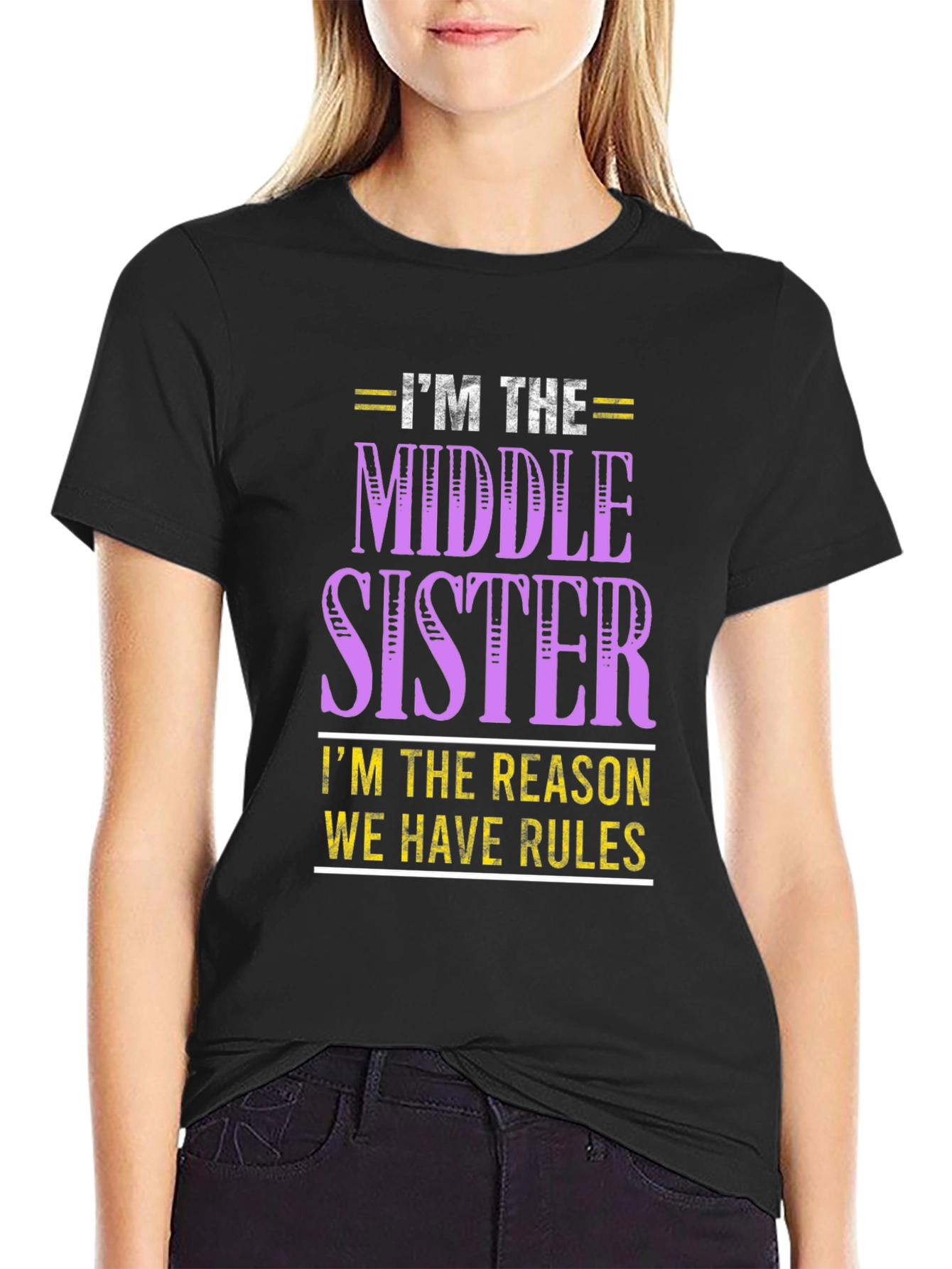 Middle Sister Rule Breaker T-Shirt