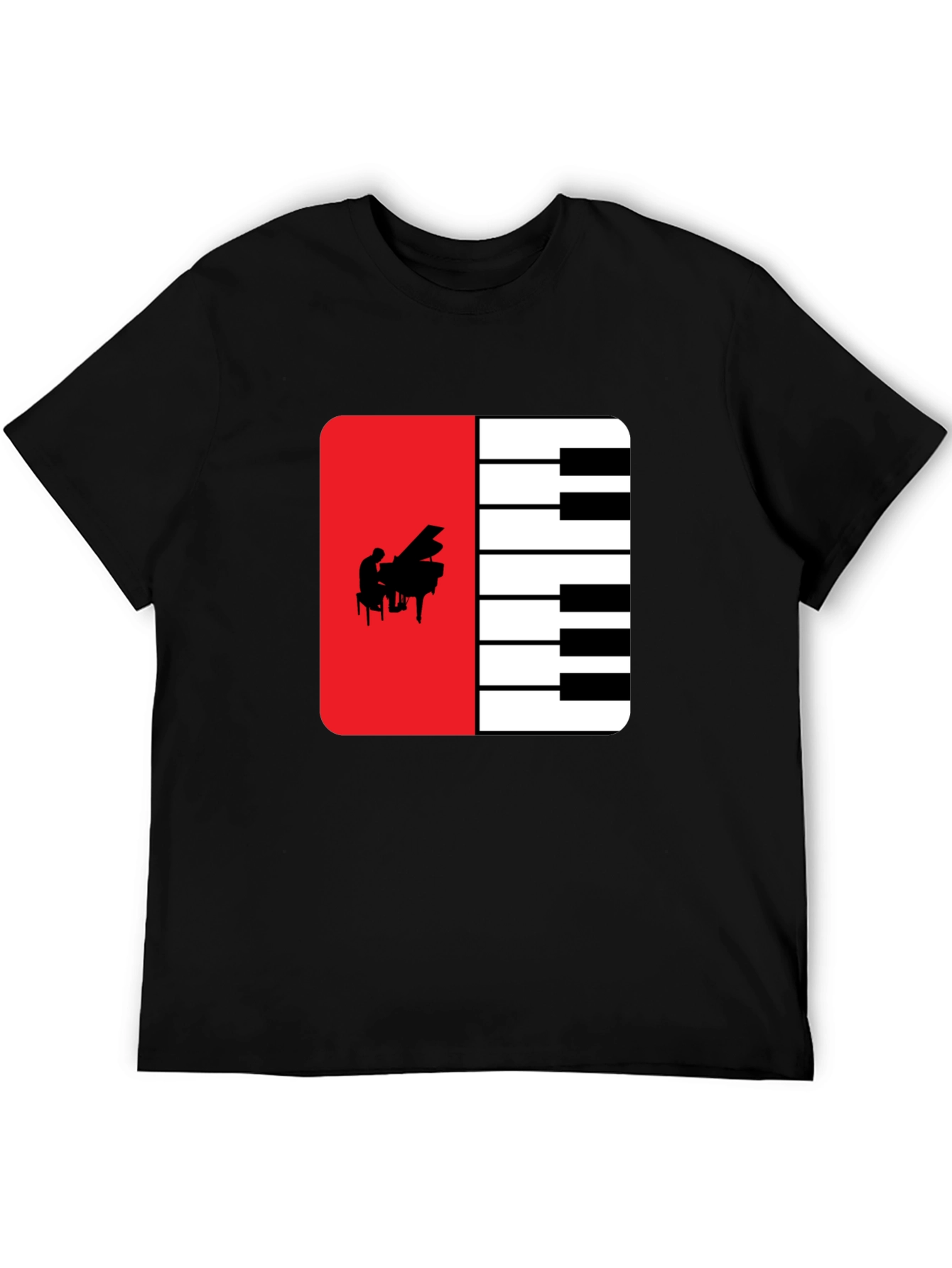 Piano Keys T-Shirt - Musical Design