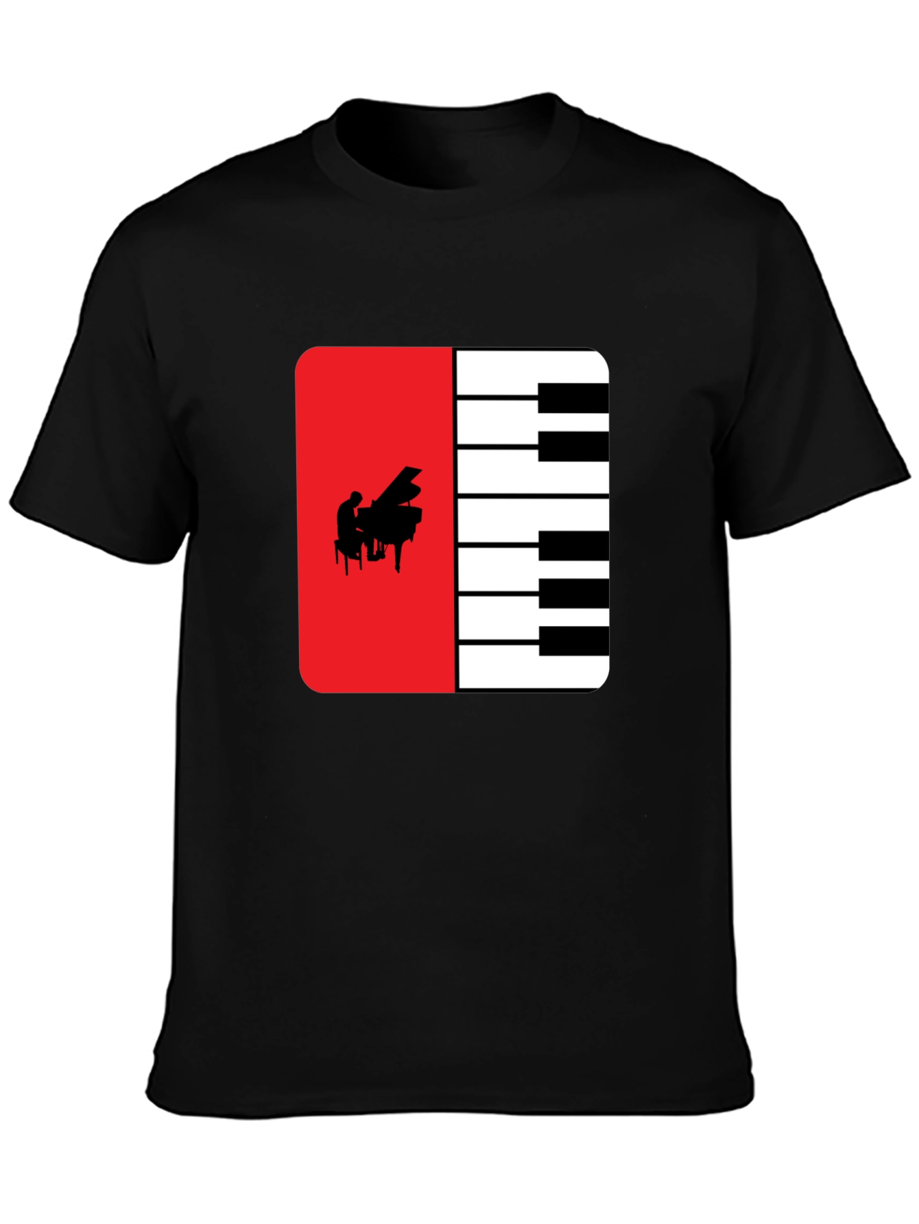 Piano Keys T-Shirt - Musical Design