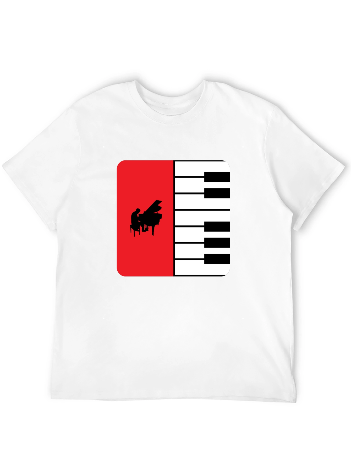 Piano Keys T-Shirt - Musical Design