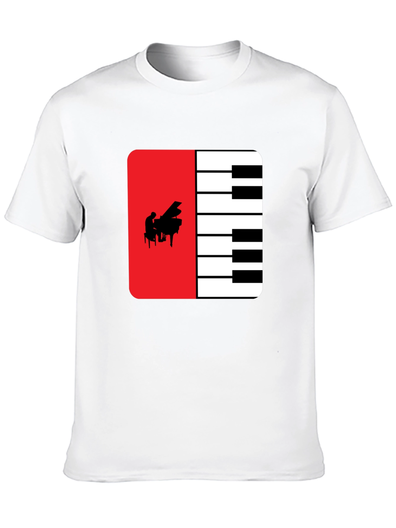 Piano Keys T-Shirt - Musical Design