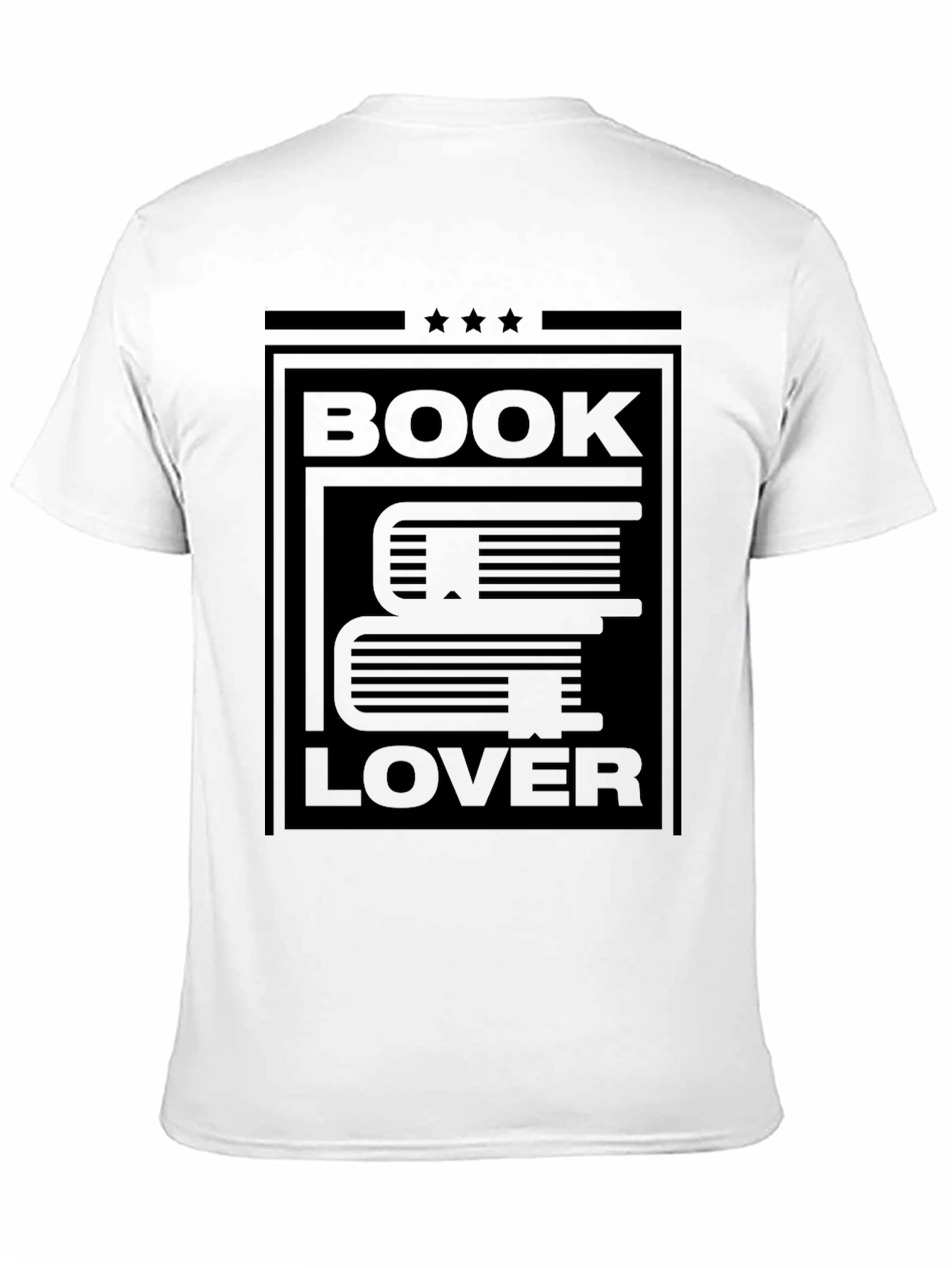 Book Lover T-Shirt - Black Graphic Tee
