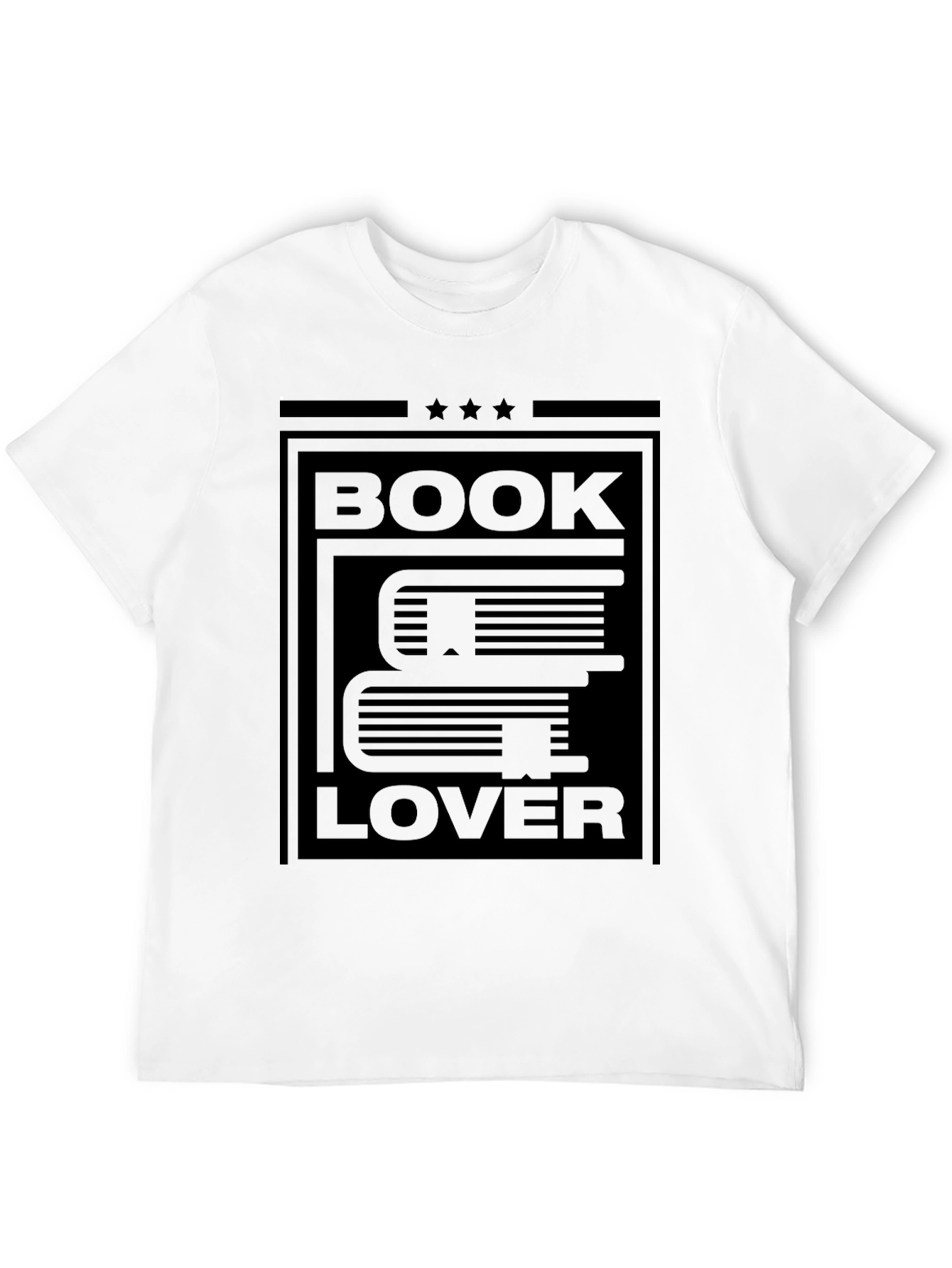 Book Lover T-Shirt - Black Graphic Tee