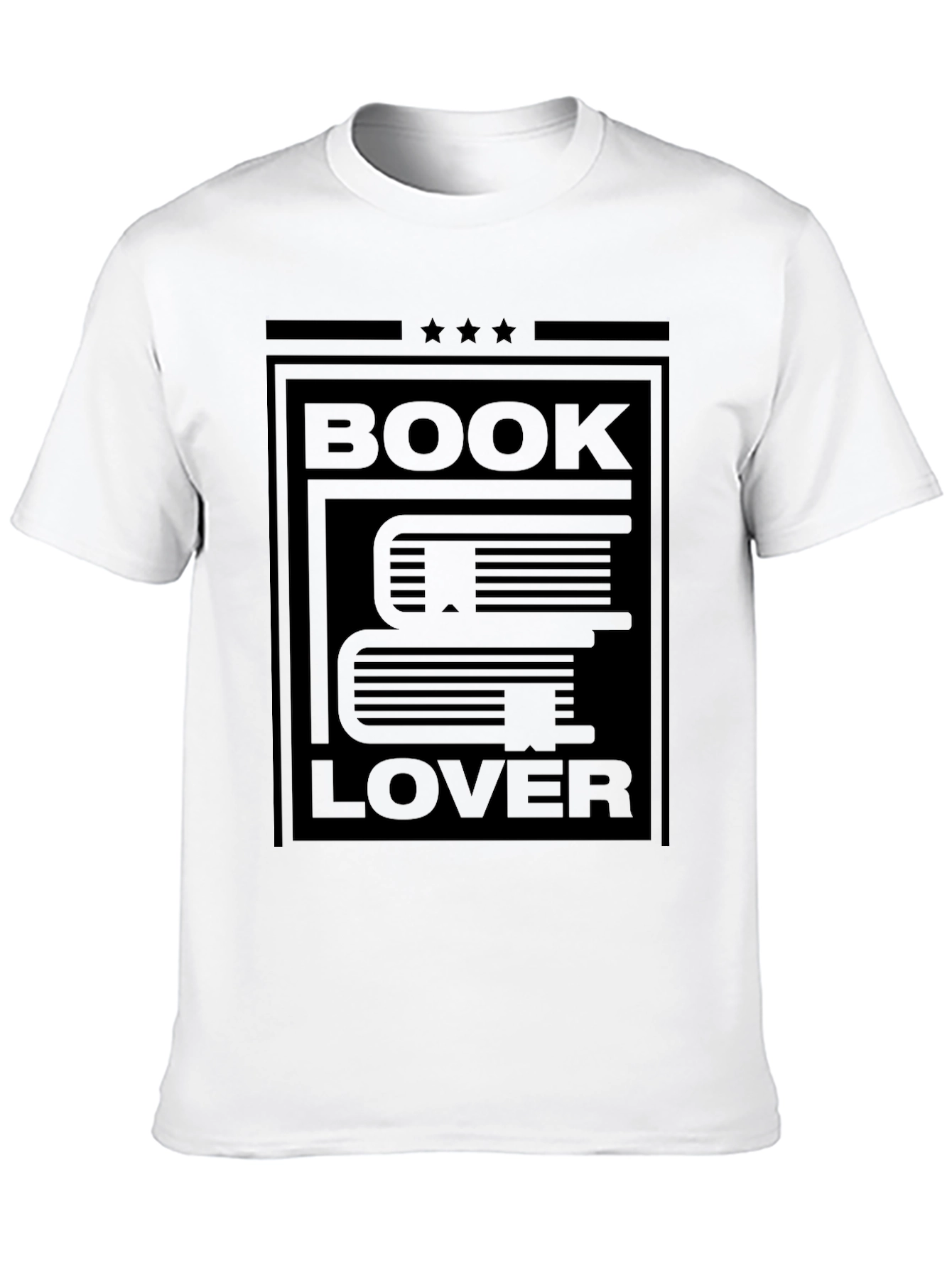 Book Lover T-Shirt - Black Graphic Tee