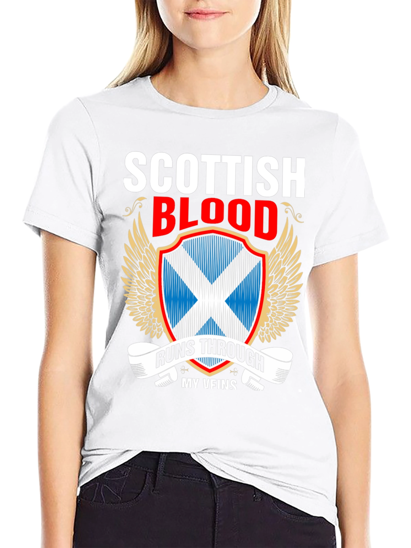 Scottish Blood Runs Through My Veins T-Shirt
