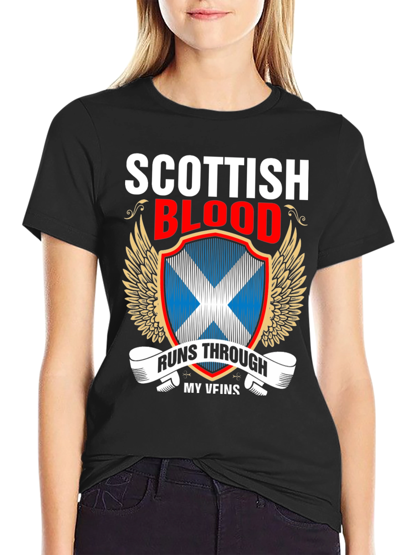Scottish Blood Runs Through My Veins T-Shirt