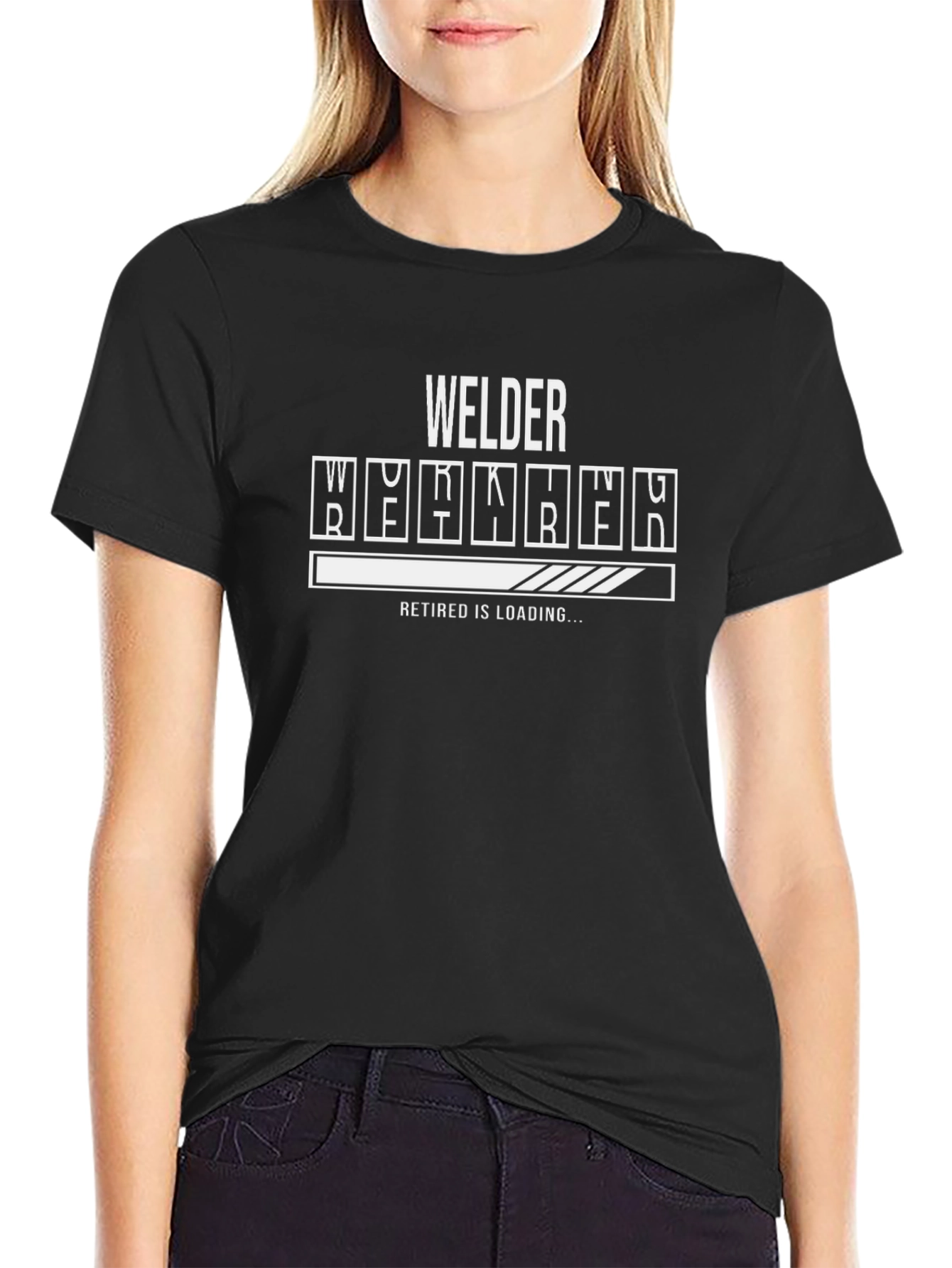 Welder Retirement Loading T-Shirt