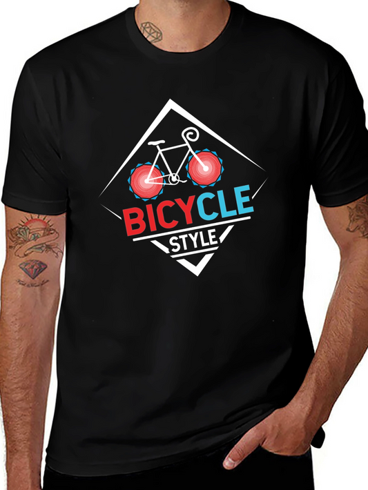 Bicycle Style Black T-Shirt