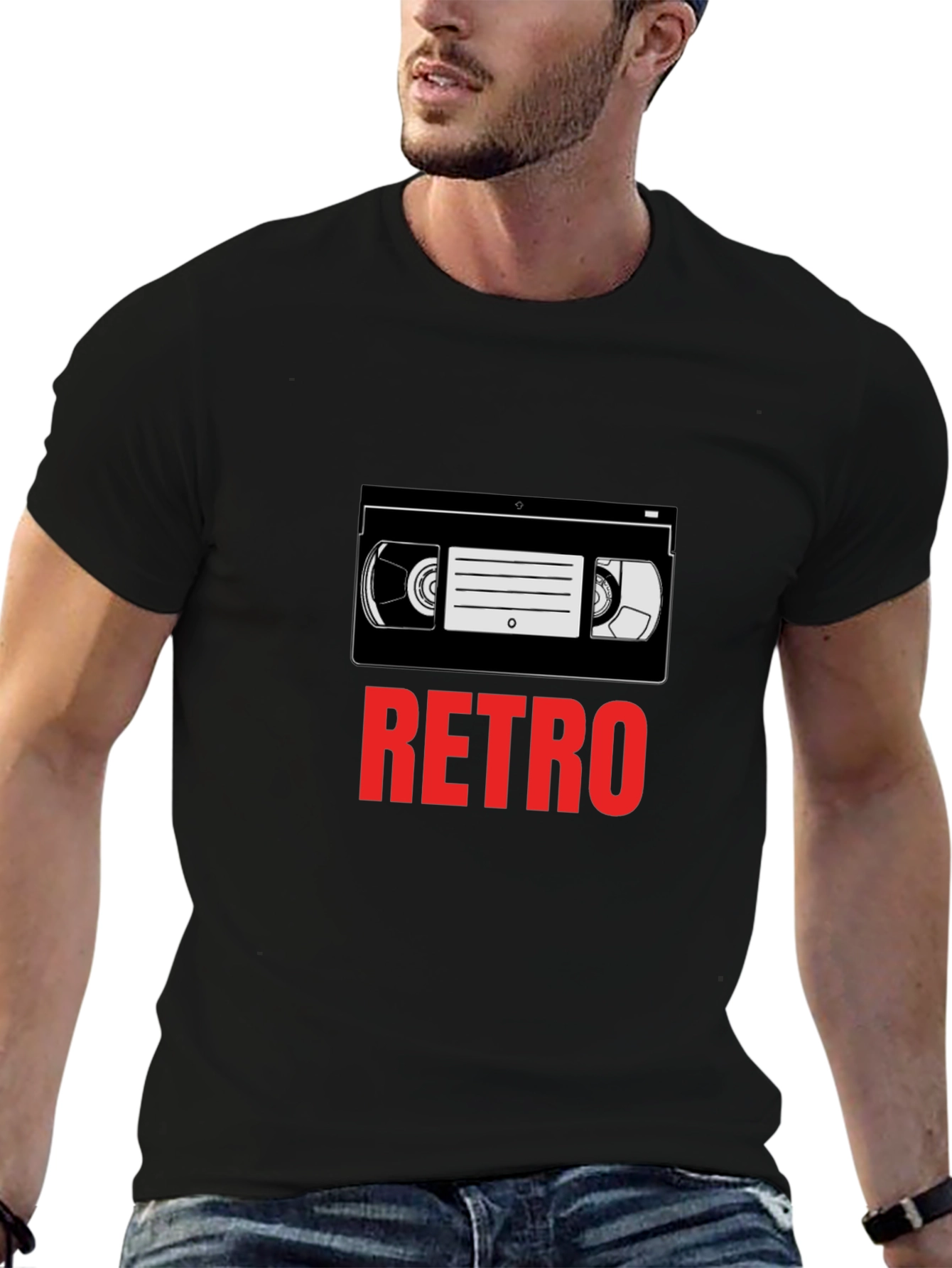 Retro VHS Tape Graphic Tee - Nostalgic Style!