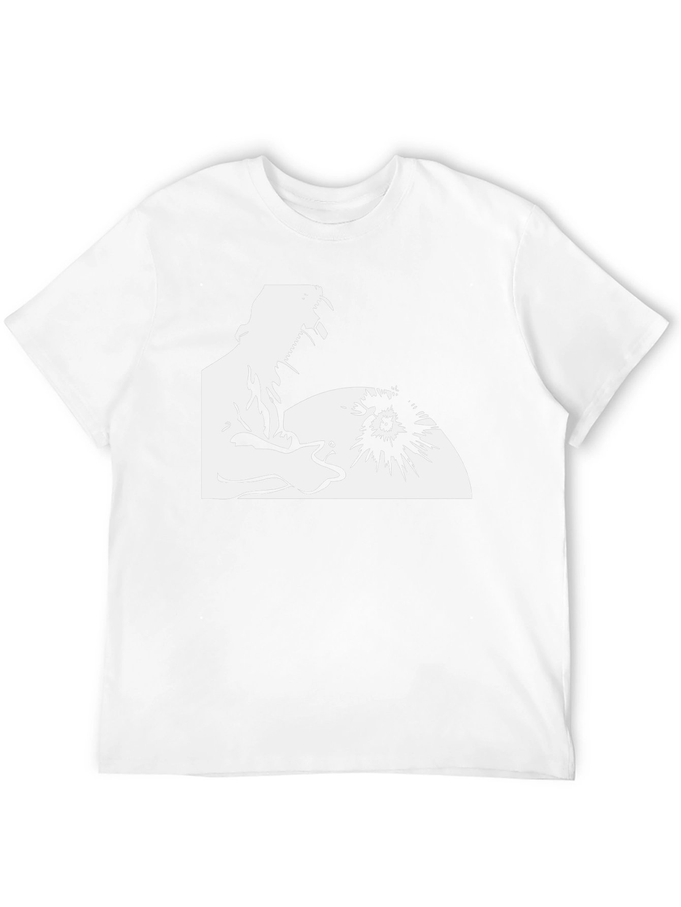 Welder Graphic Black T-Shirt