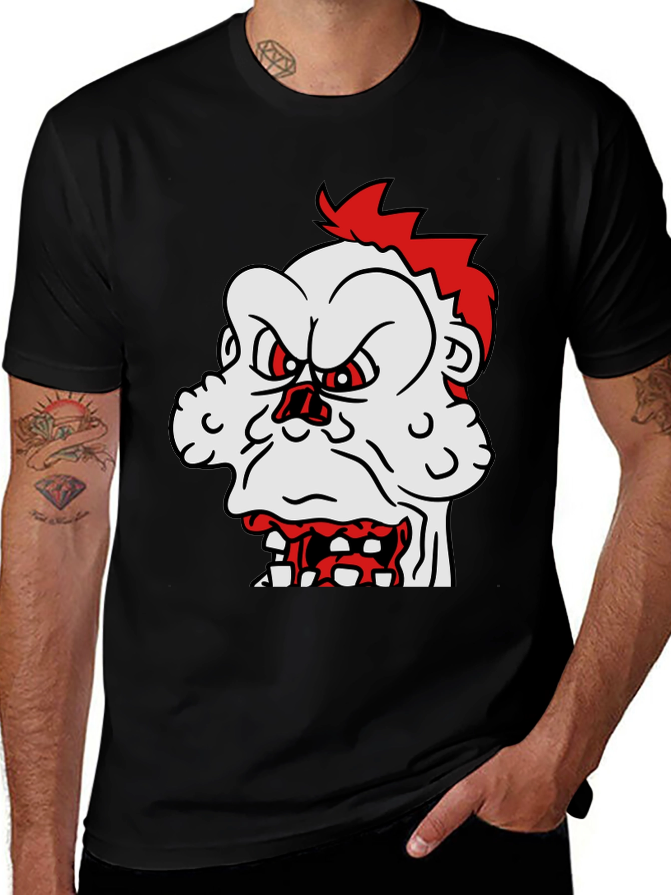 Mens Graphic Tee - Cartoon Monster