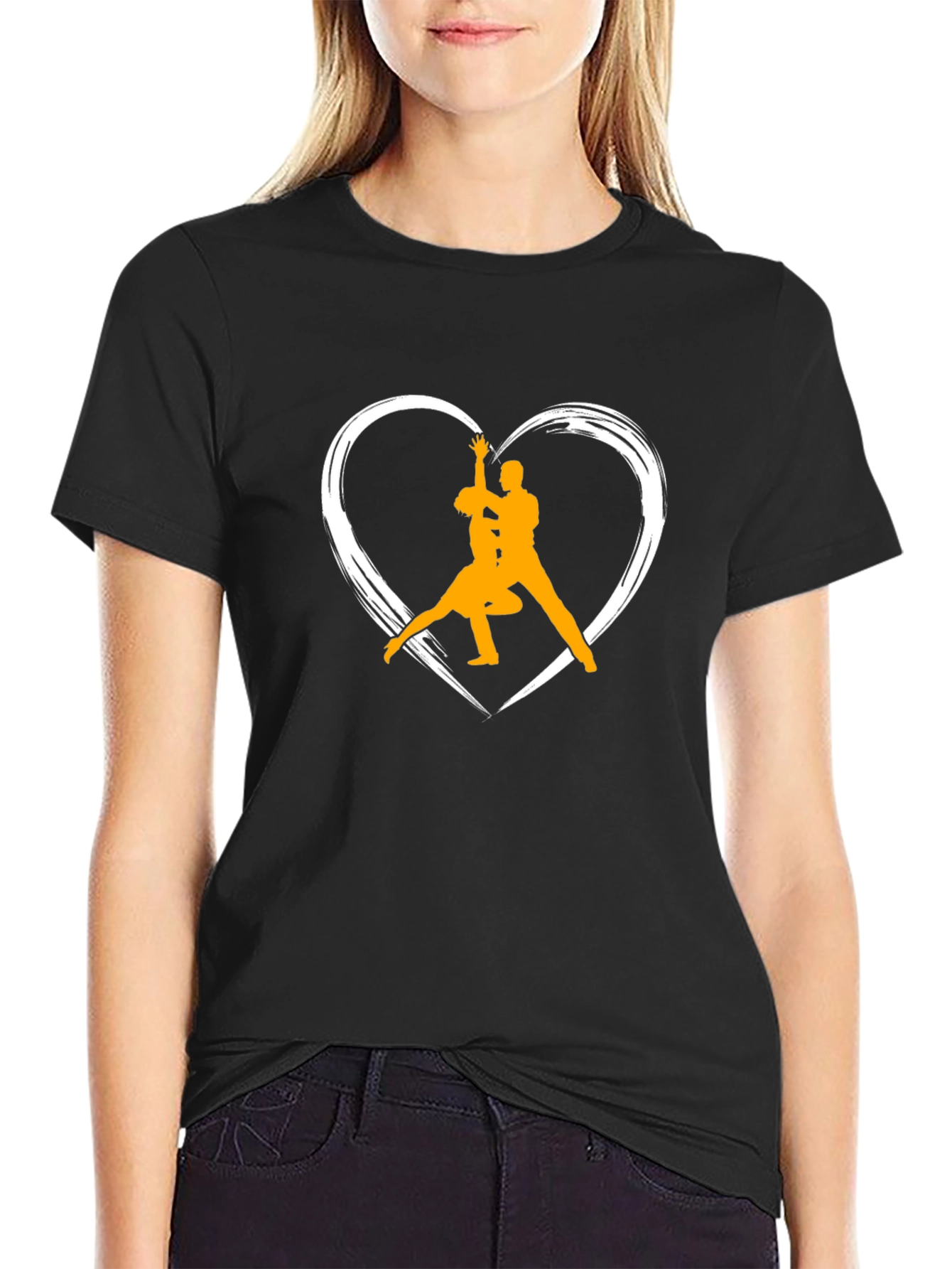 Dancing Heart T-Shirt - Romantic Graphic Tee