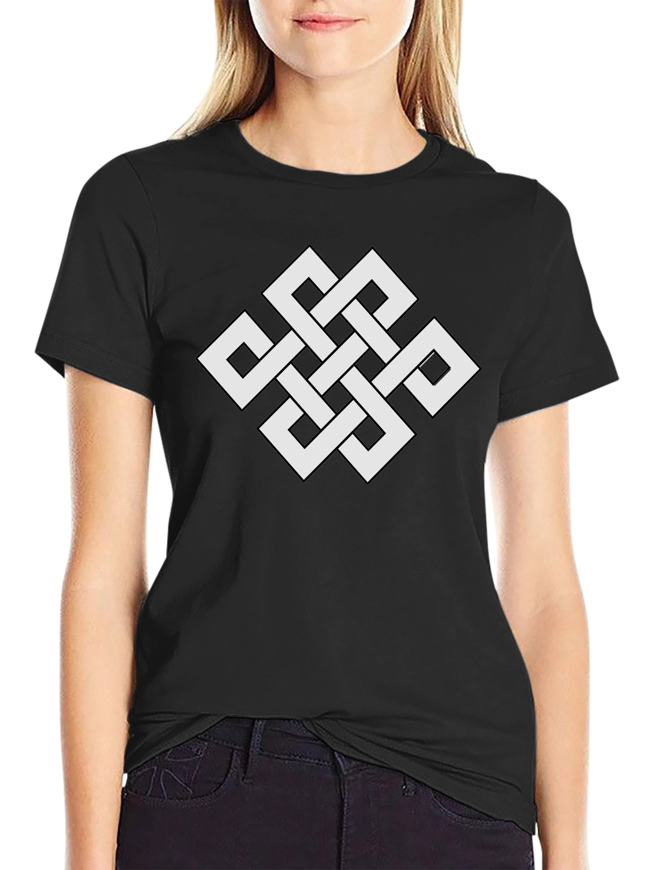 Endless Knot Graphic T-Shirt - Stylish Casual Wear