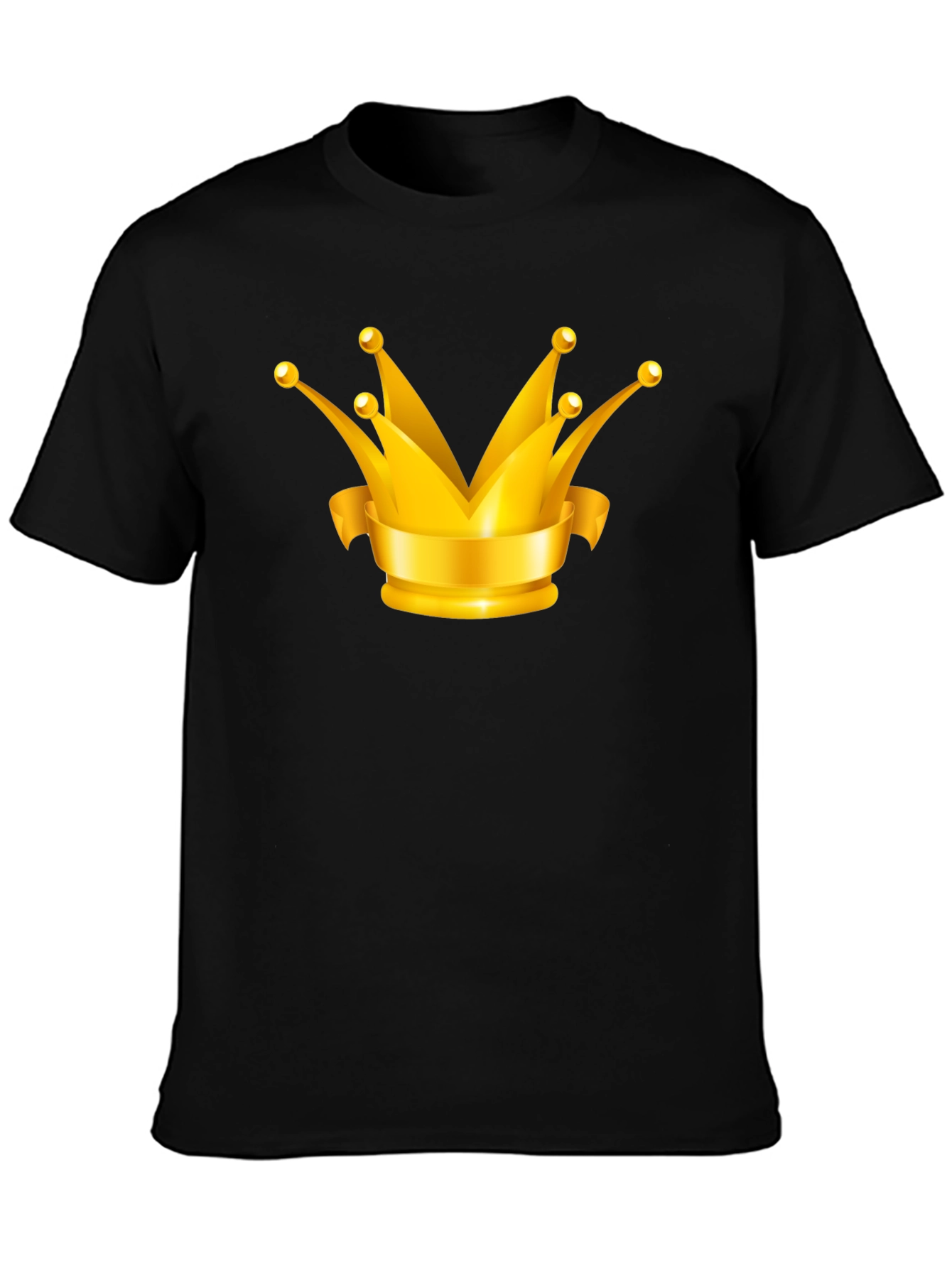 Crown Graphic T-Shirt - Black