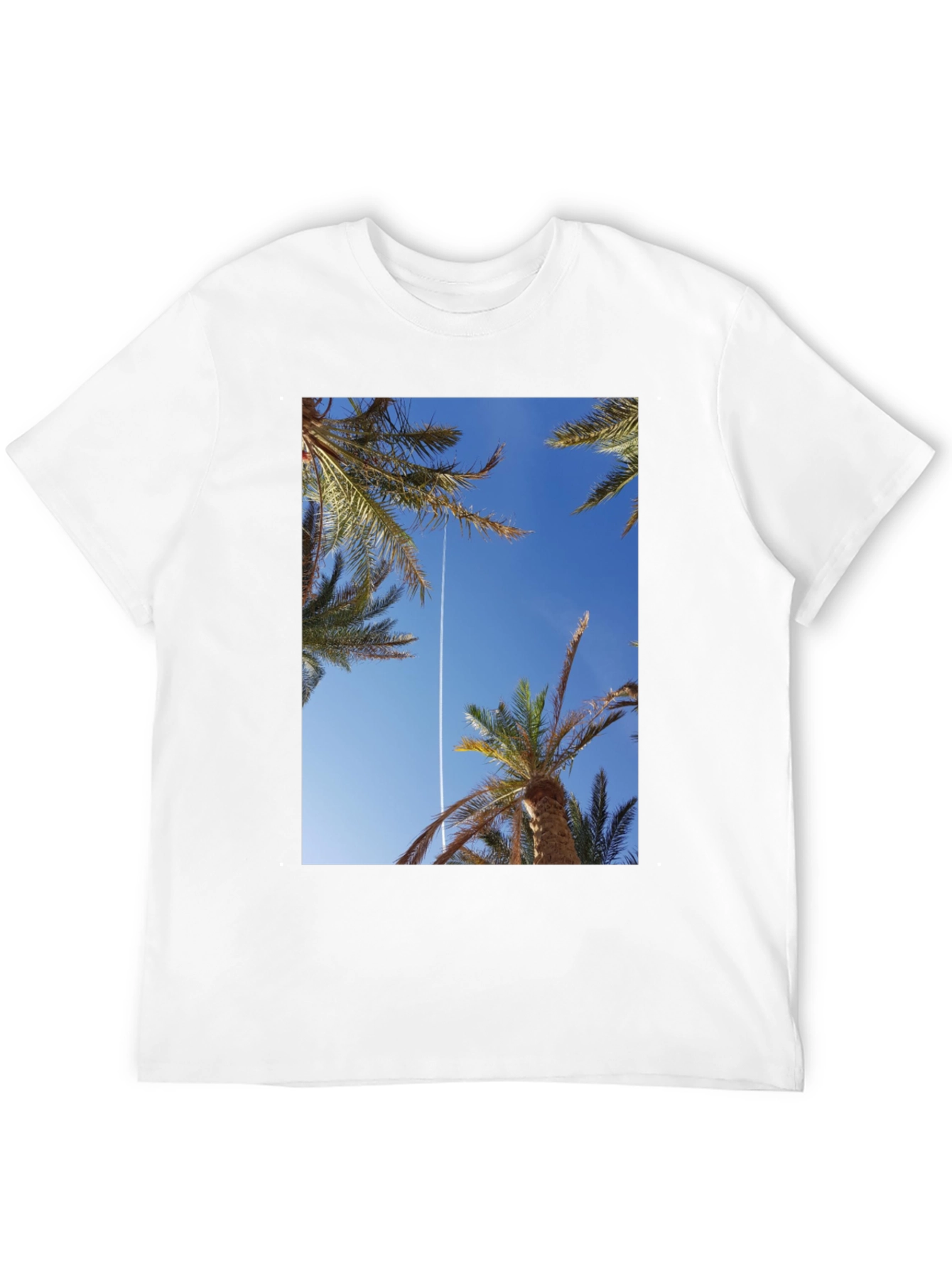 Palm Tree Sky T-Shirt - Tropical Vibes