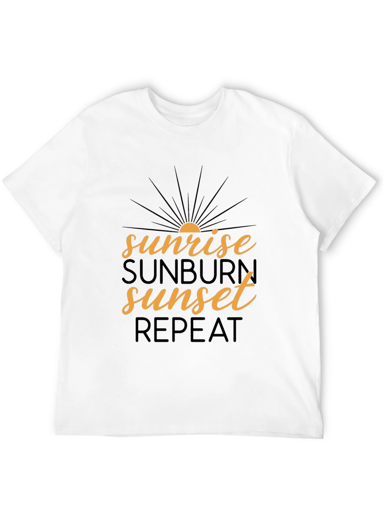 Sunrise Sunburn Sunset Repeat T-Shirt