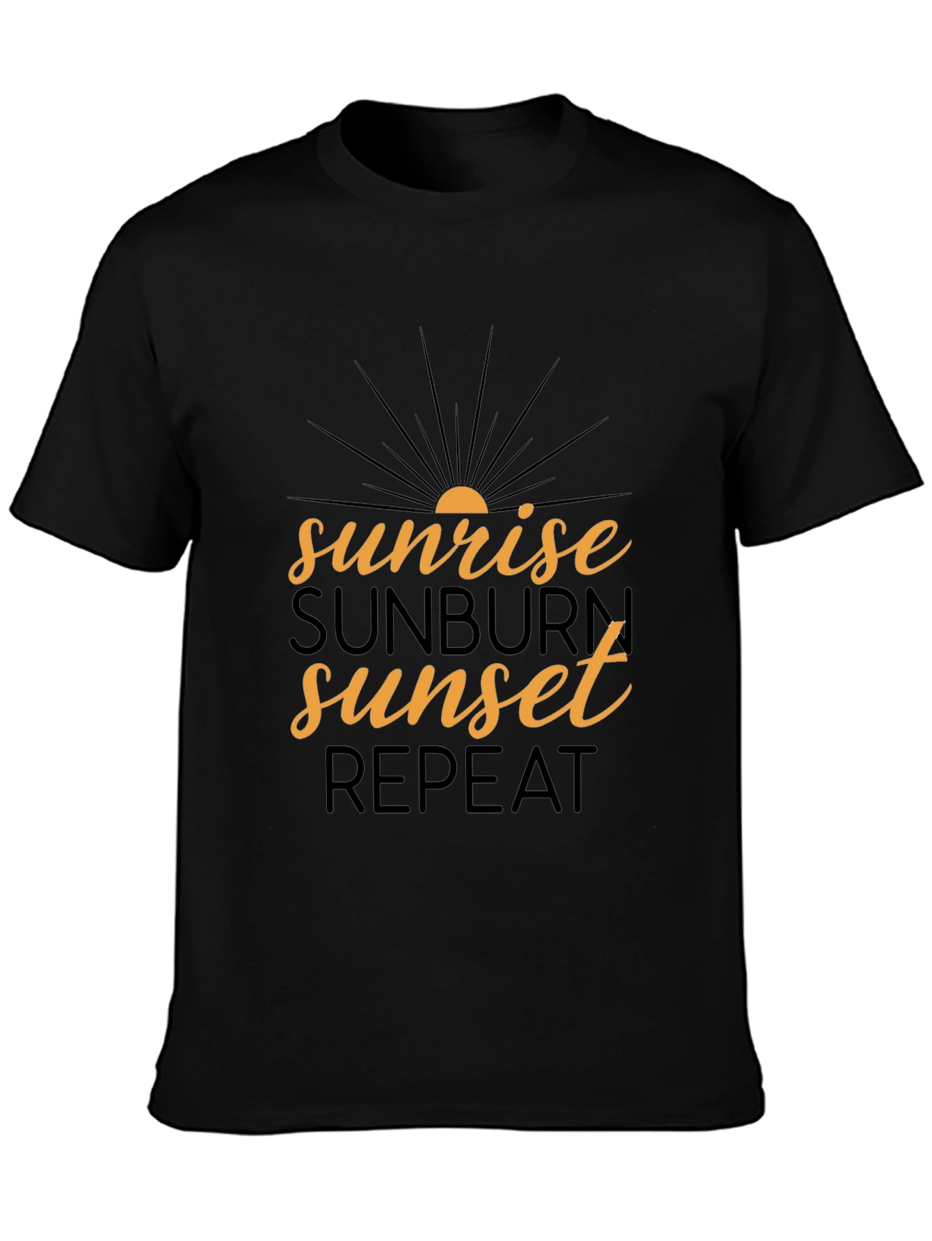 Sunrise Sunburn Sunset Repeat T-Shirt