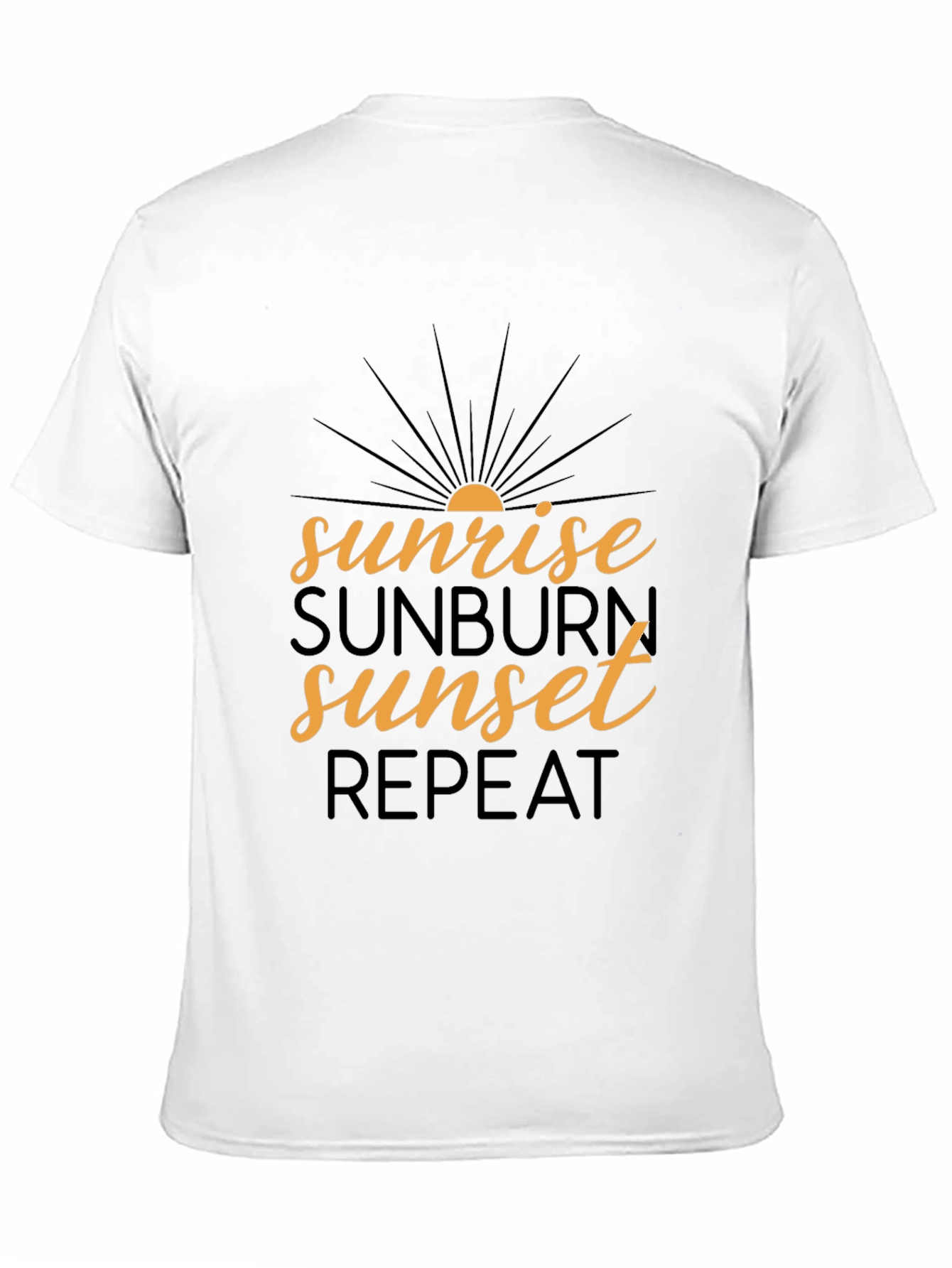 Sunrise Sunburn Sunset Repeat T-Shirt