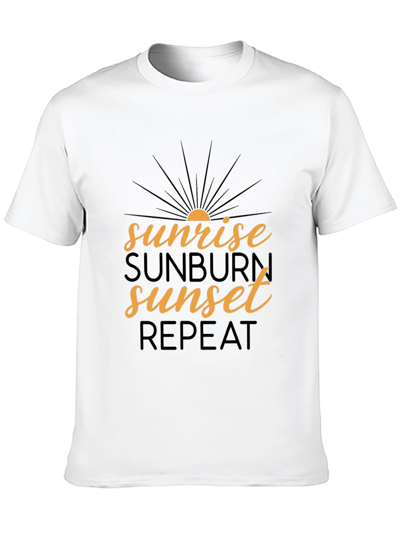 Sunrise Sunburn Sunset Repeat T-Shirt