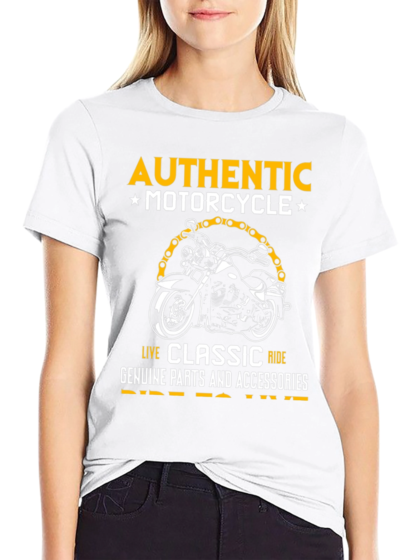 Authentic Motorcycle Graphic Tee