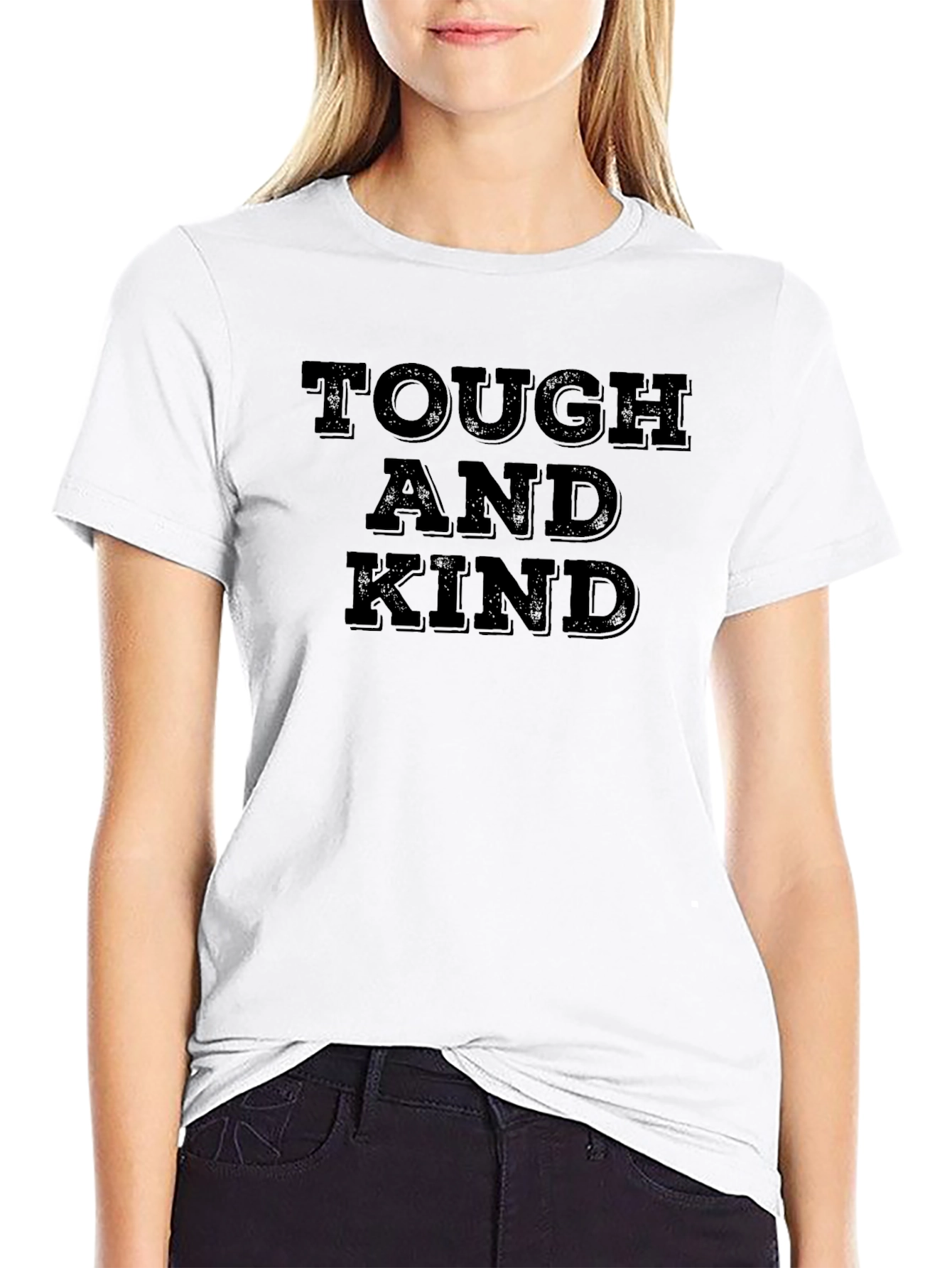 Tough and Kind Black Graphic Tee