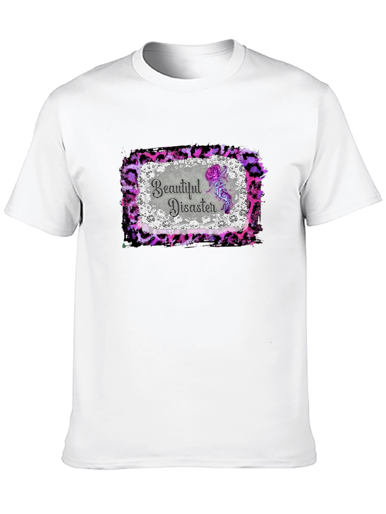 Beautiful Disaster Graphic Tee - Mens Black T-Shirt