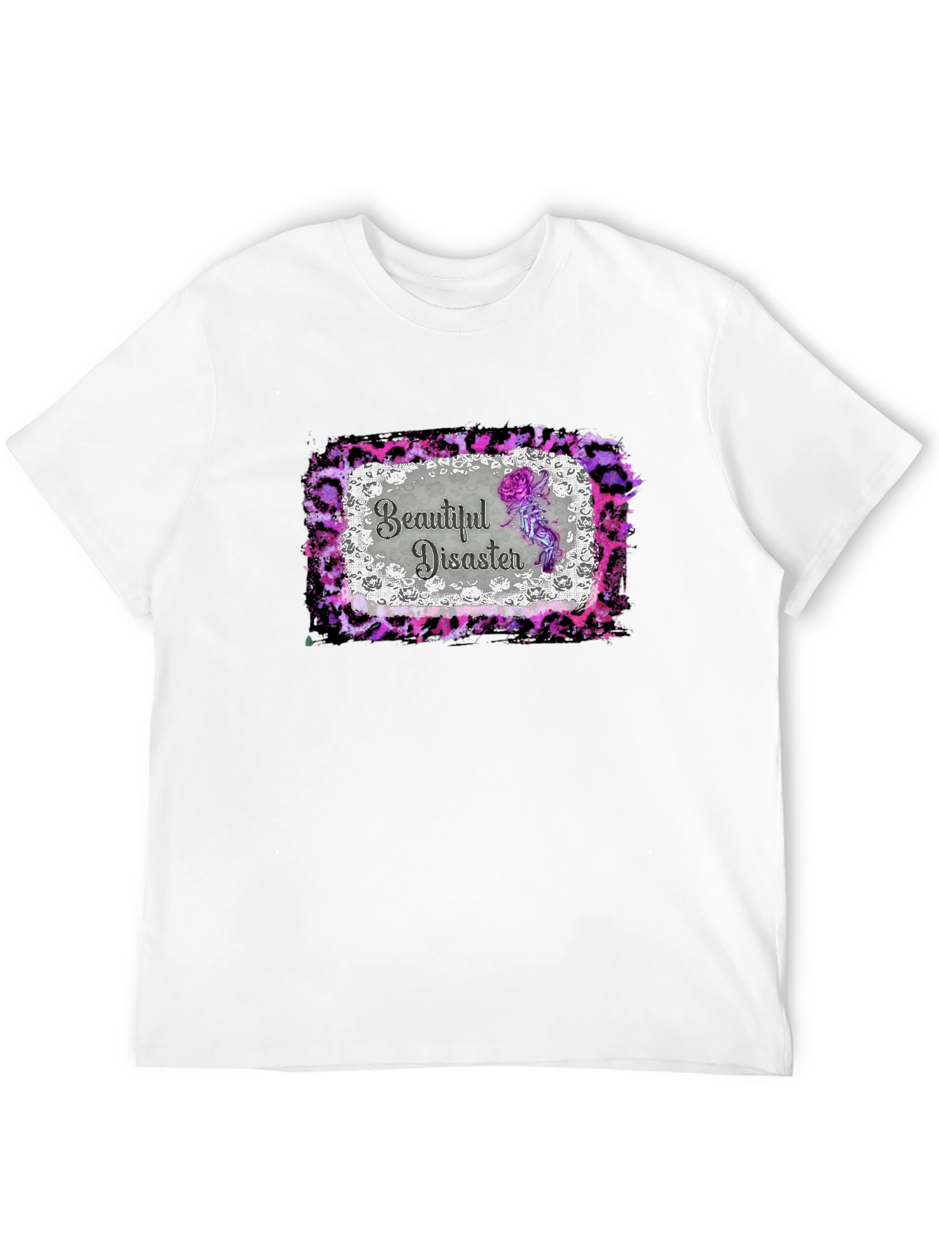 Beautiful Disaster Graphic Tee - Mens Black T-Shirt