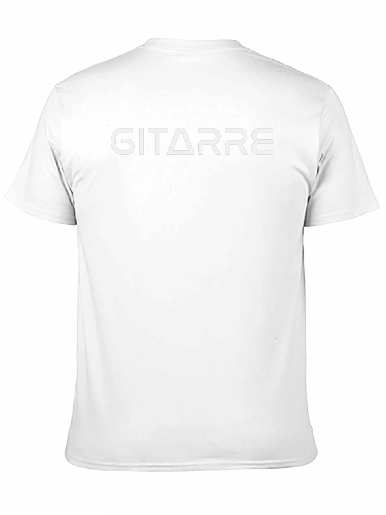 Gitarre Graphic Tee - Black Cotton T-Shirt