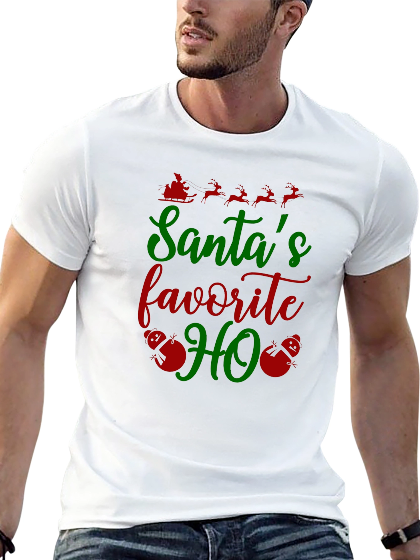 Santas Favorite HO Christmas T-Shirt