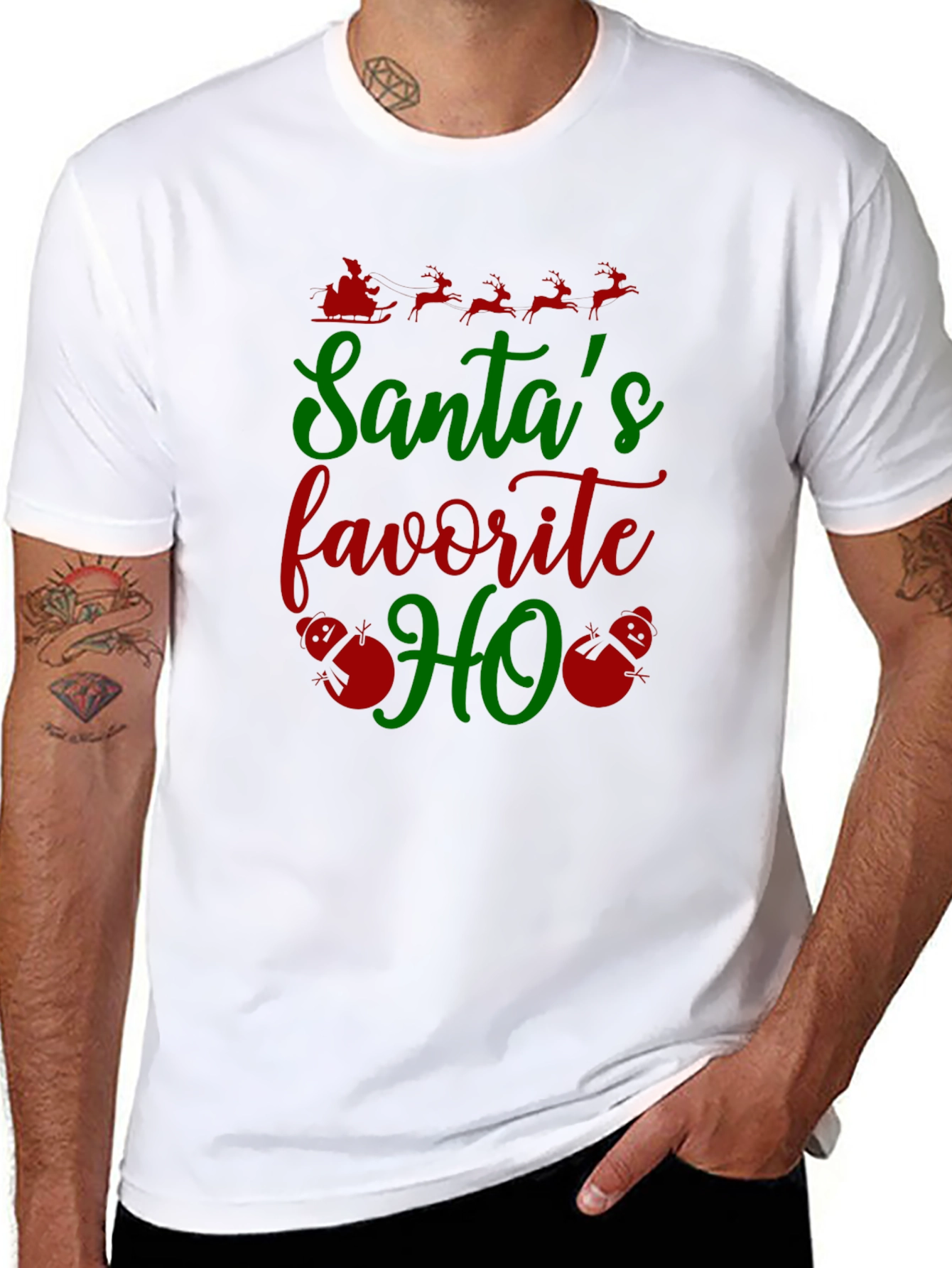 Santas Favorite HO Christmas T-Shirt