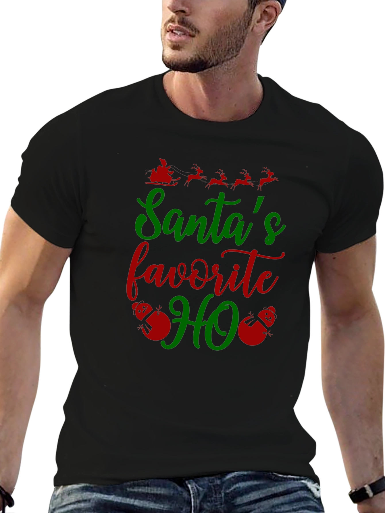Santas Favorite HO Christmas T-Shirt