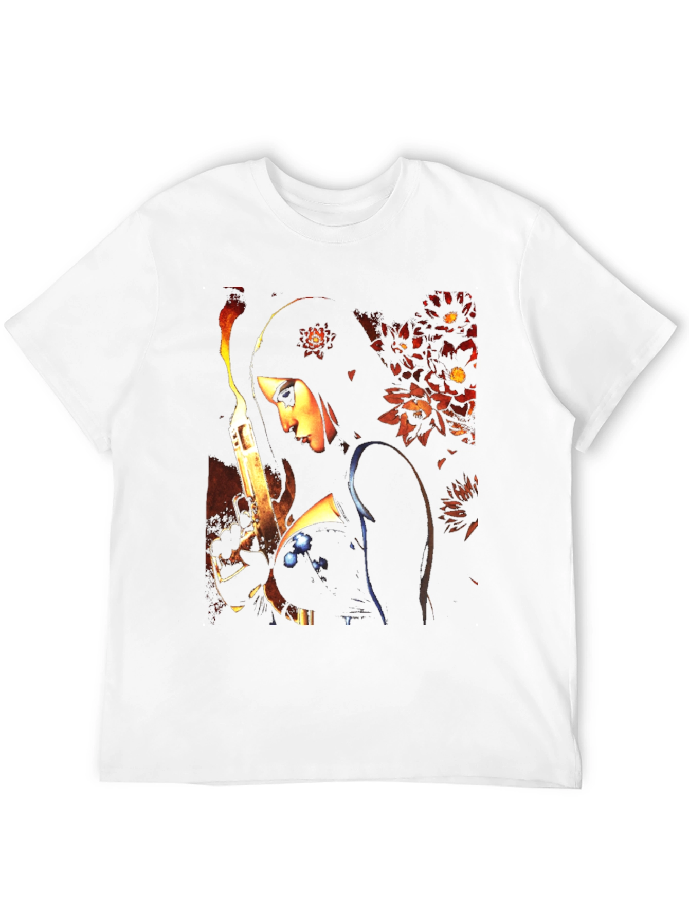 Woman with Gun Graphic T-Shirt
