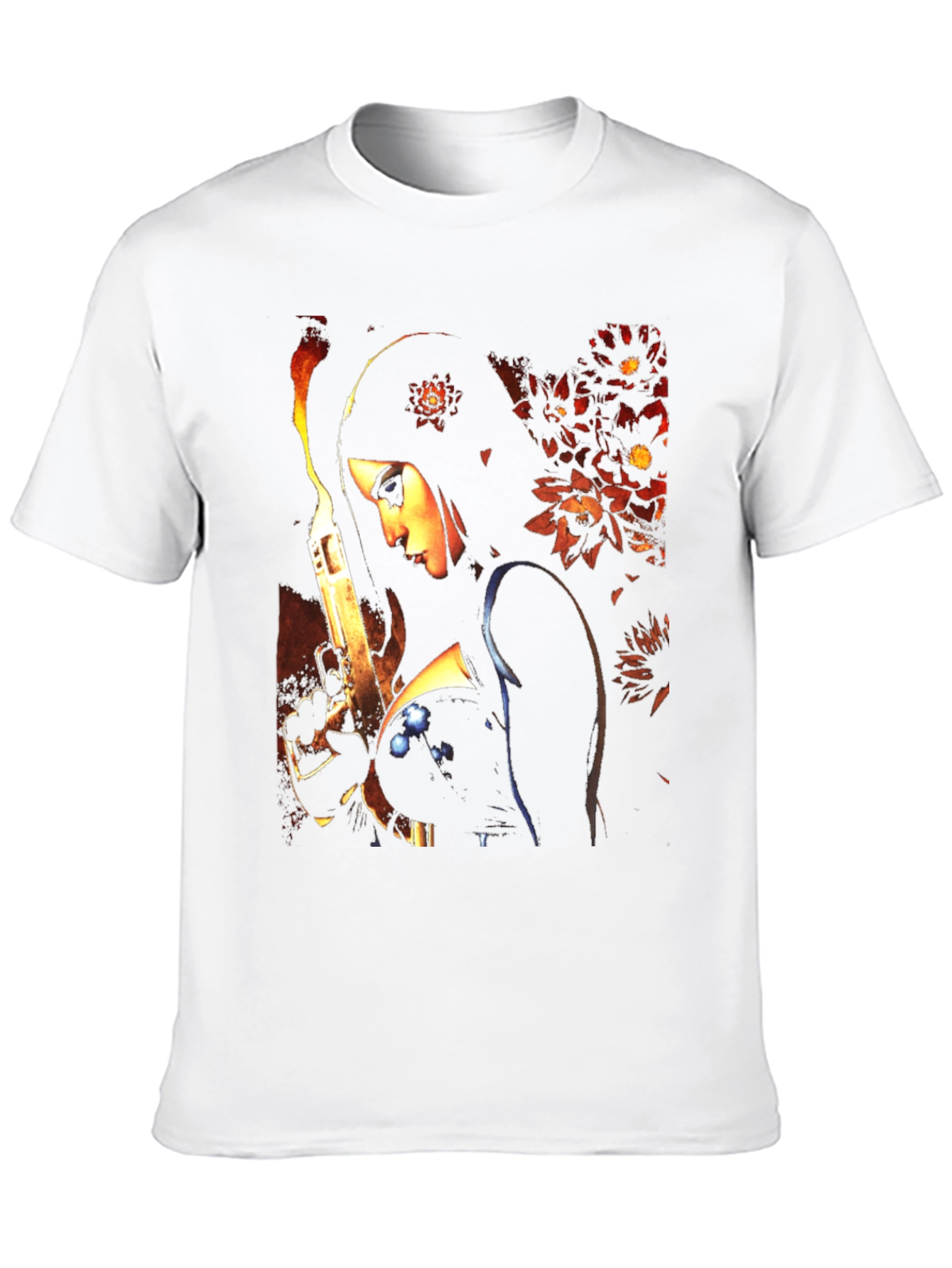 Woman with Gun Graphic T-Shirt