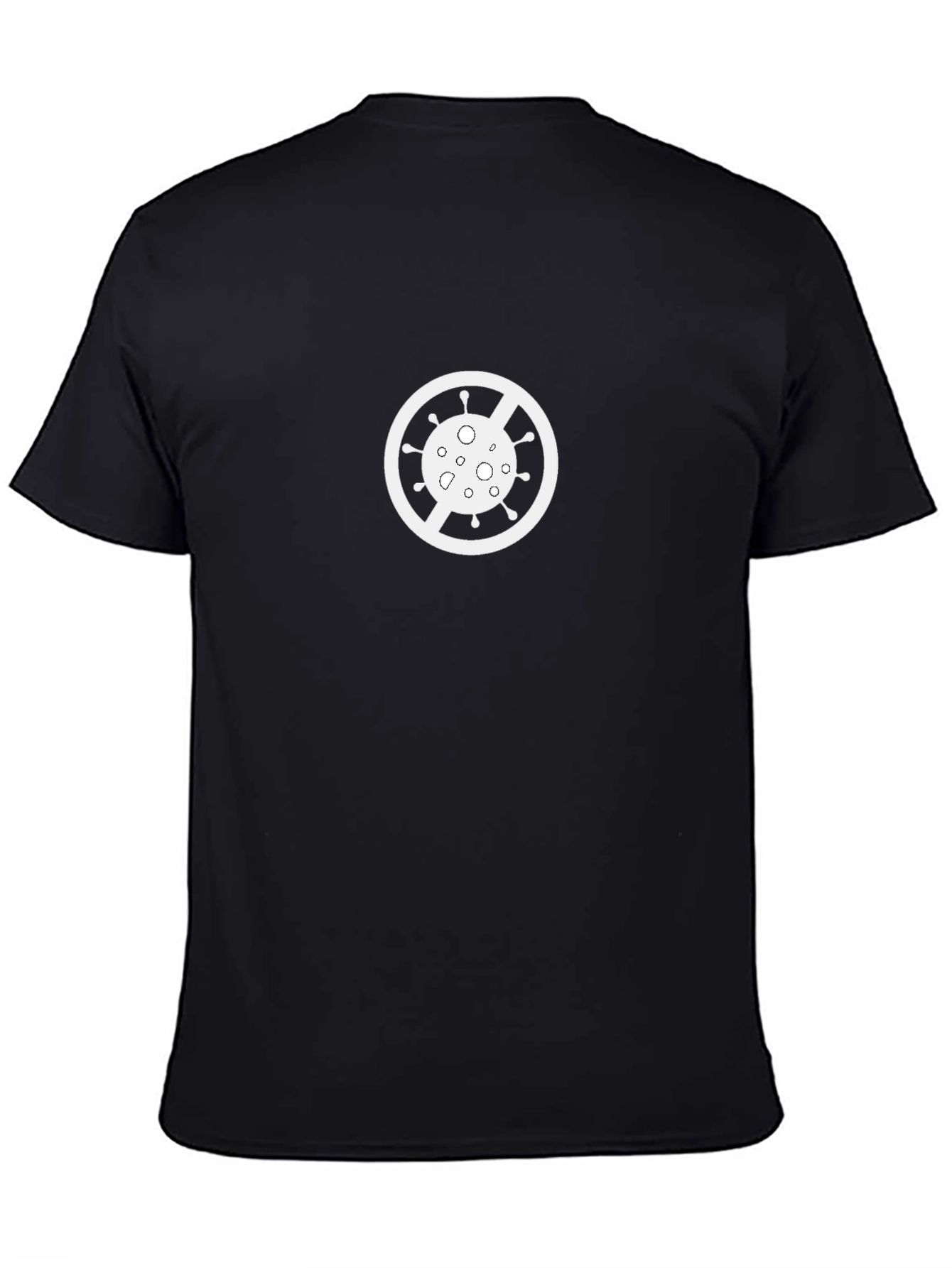 Anti-Virus Graphic Black T-Shirt