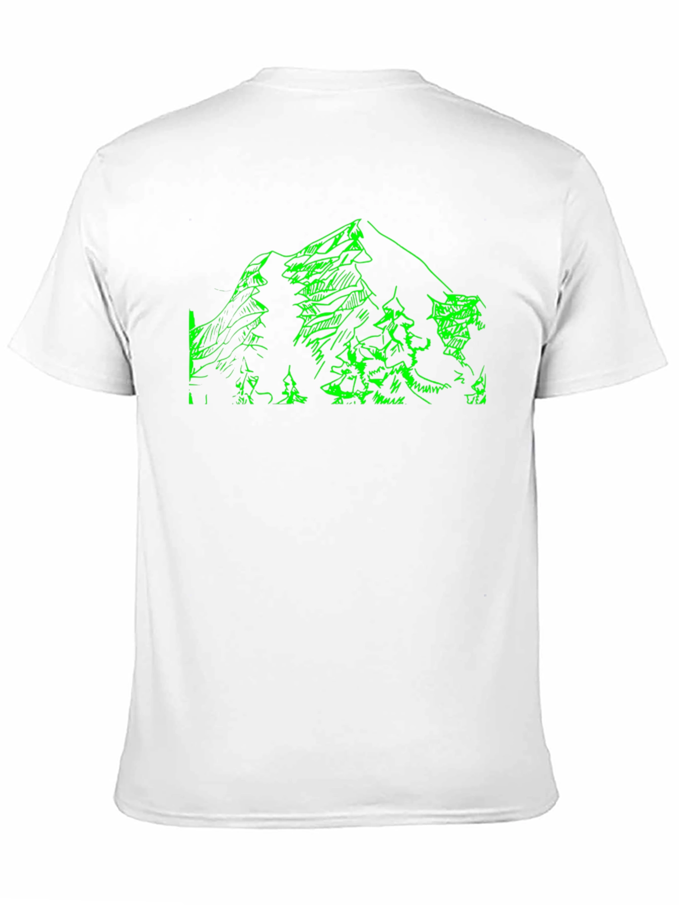 Mountain Graphic Tee - Nature Lovers Black T-Shirt