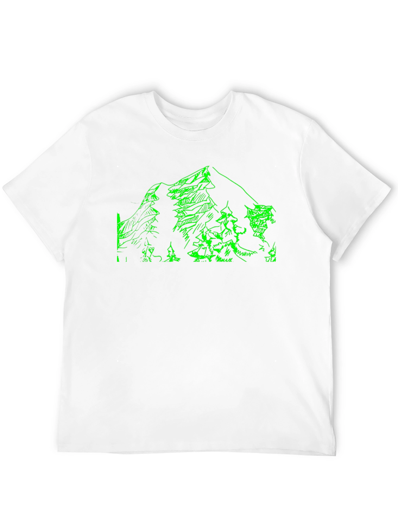 Mountain Graphic Tee - Nature Lovers Black T-Shirt