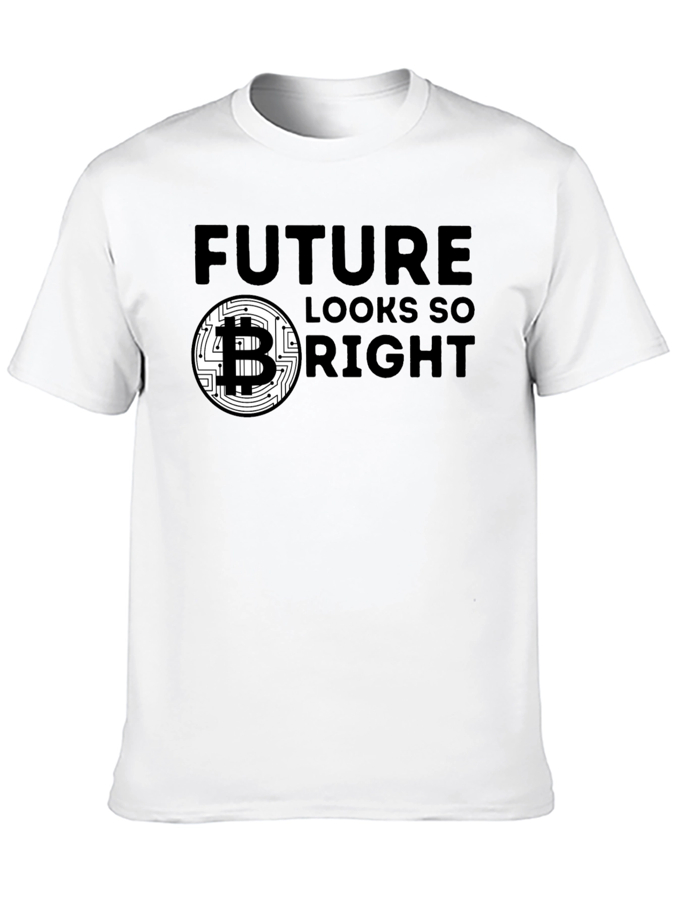 Future Looks Bright Bitcoin Graphic Tee