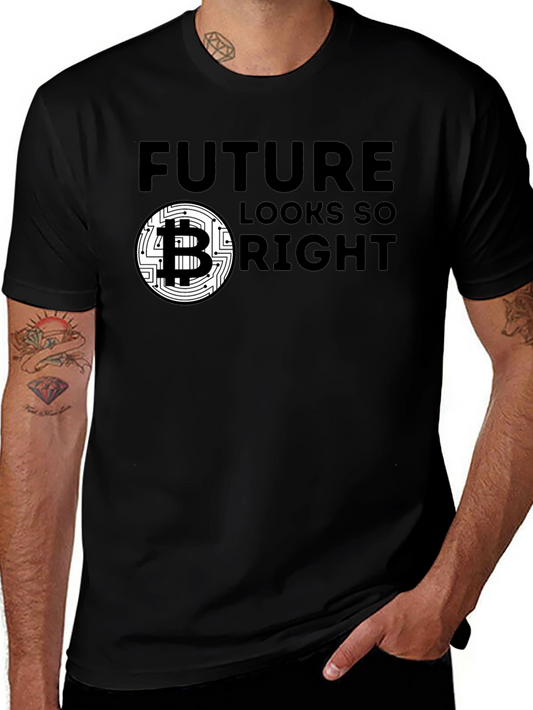 Future Looks Bright Bitcoin Graphic Tee