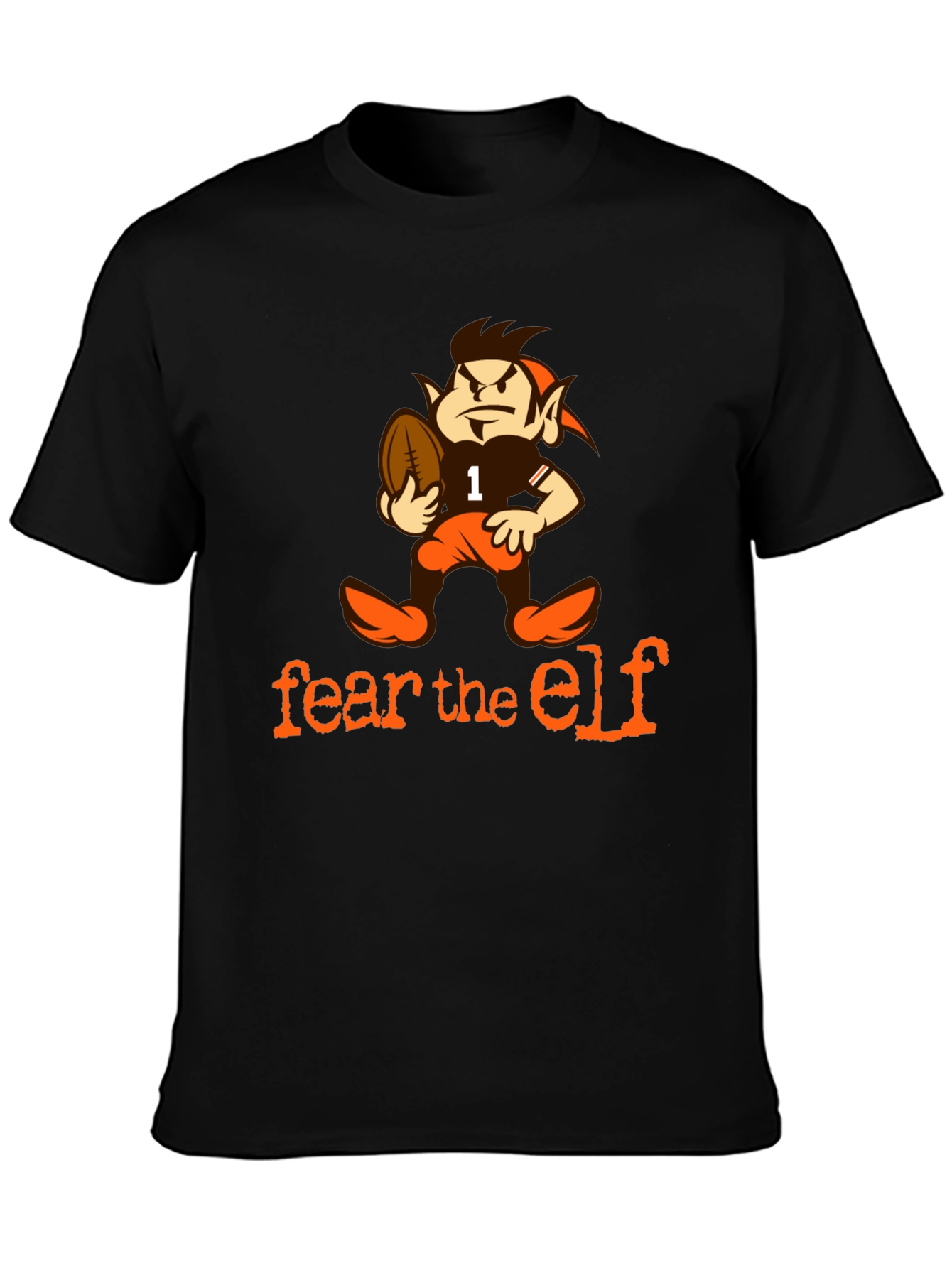 Fear the Elf Football T-Shirt