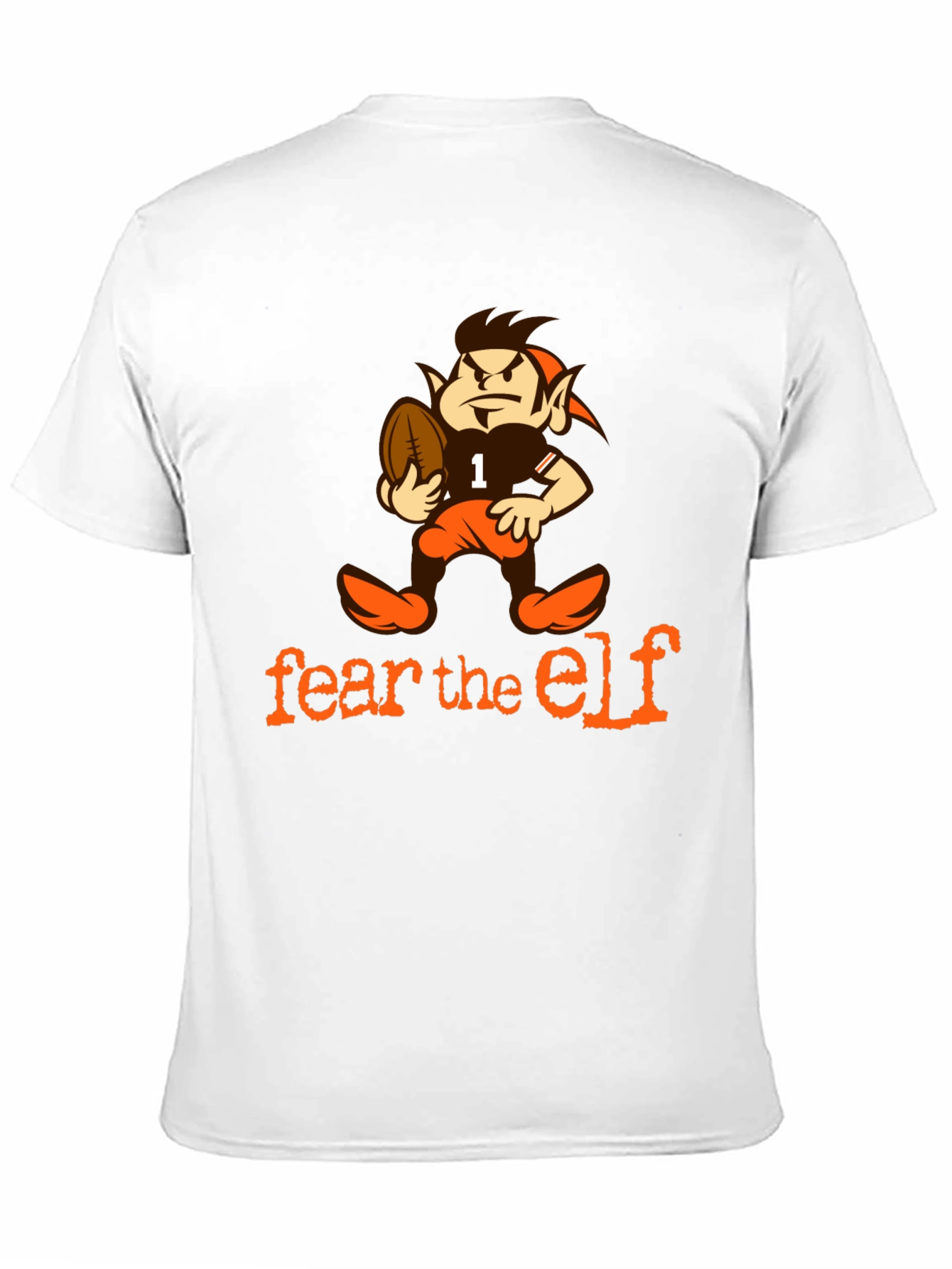 Fear the Elf Football T-Shirt