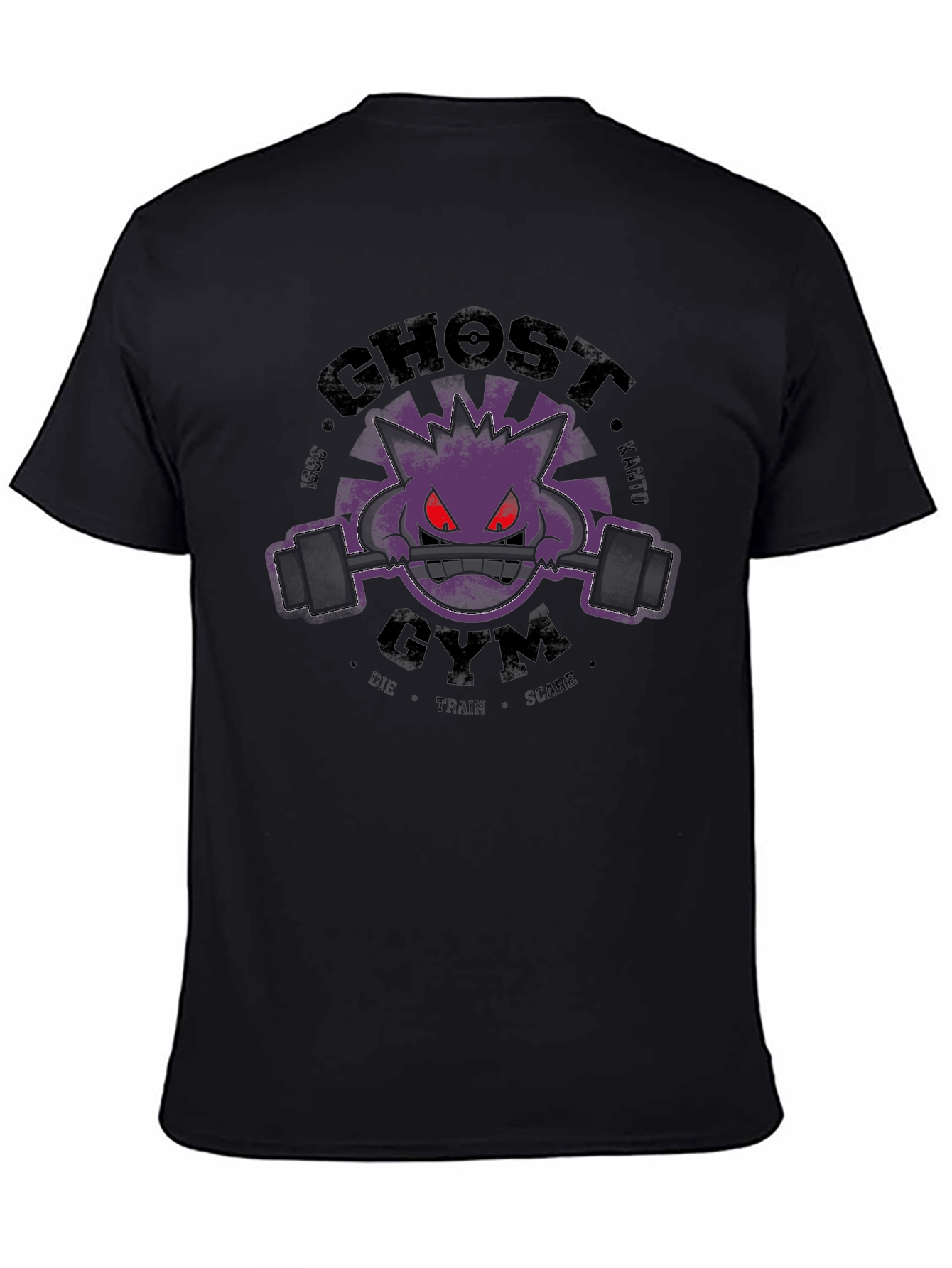 Ghost Gym T-Shirt - Black Graphic Tee