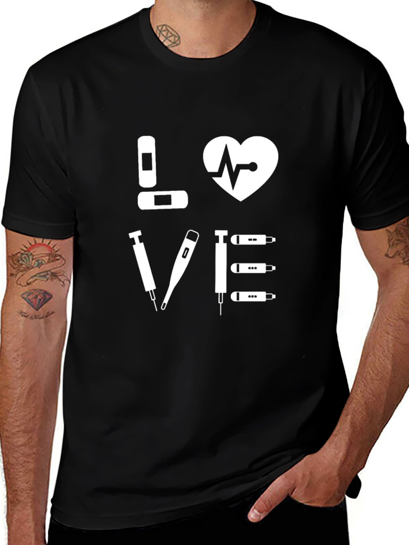 Love Healthcare T-Shirt - Medical Profession Tee